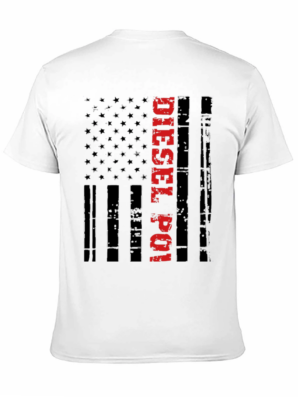 Diesel Power Flag Graphic Tee