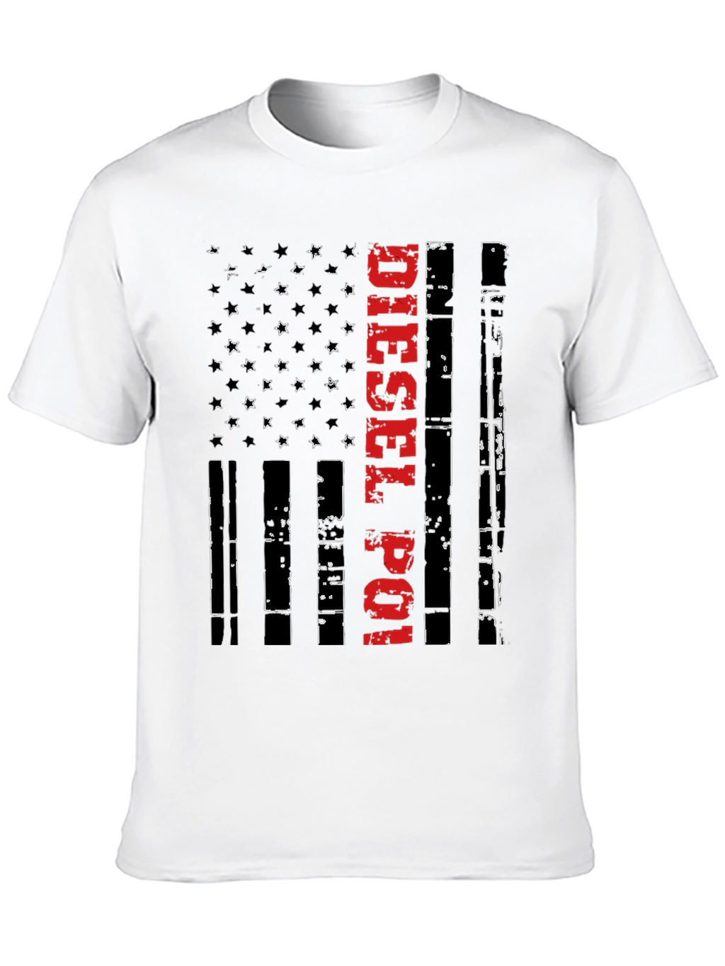 Diesel Power Flag Graphic Tee