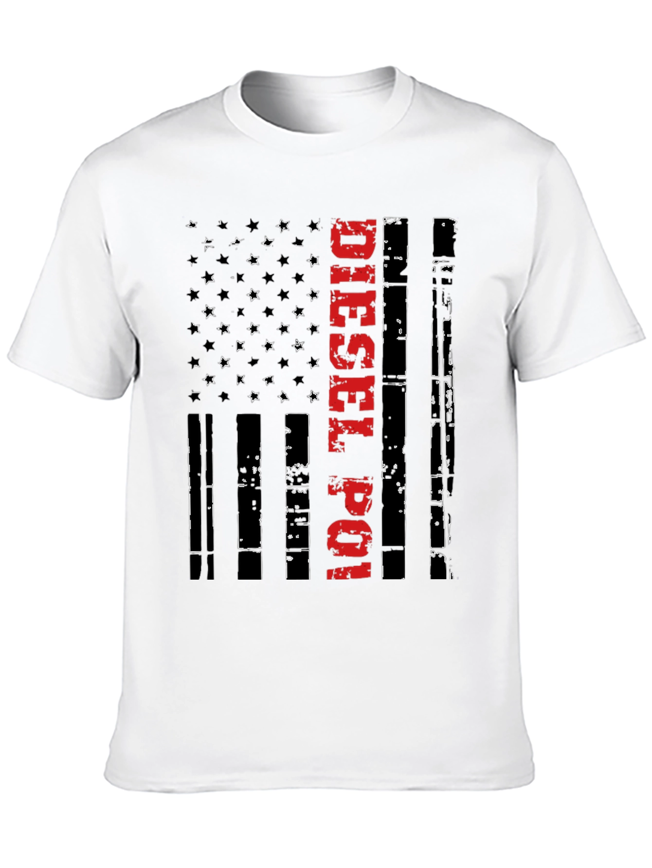 Diesel Power Flag Graphic Tee