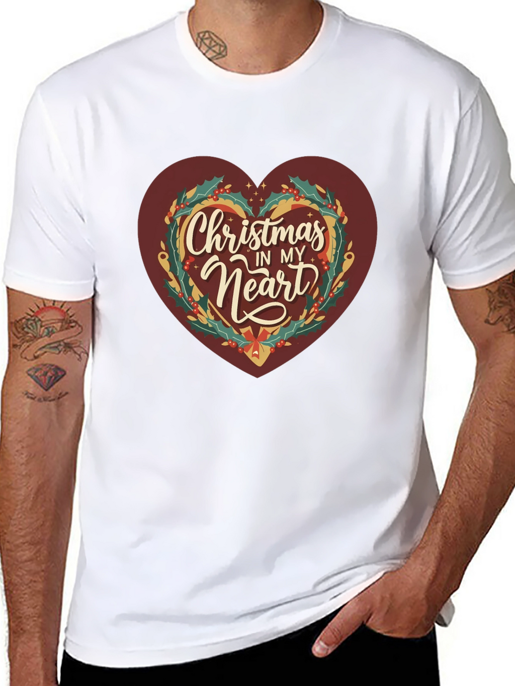 Christmas in My Heart Graphic Tee