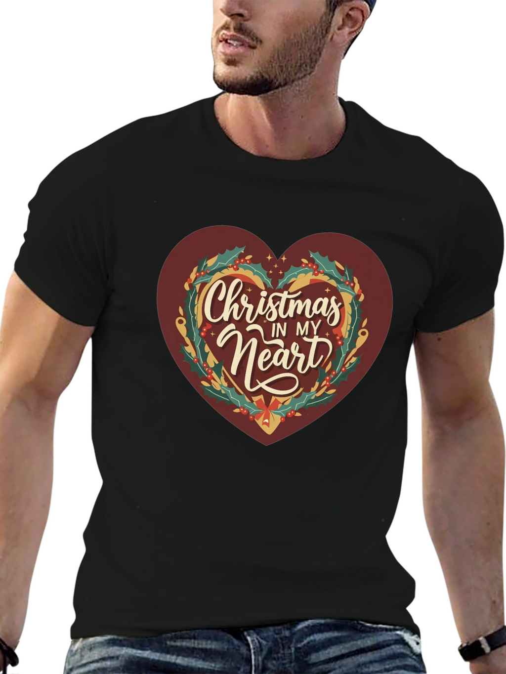Christmas in My Heart Graphic Tee