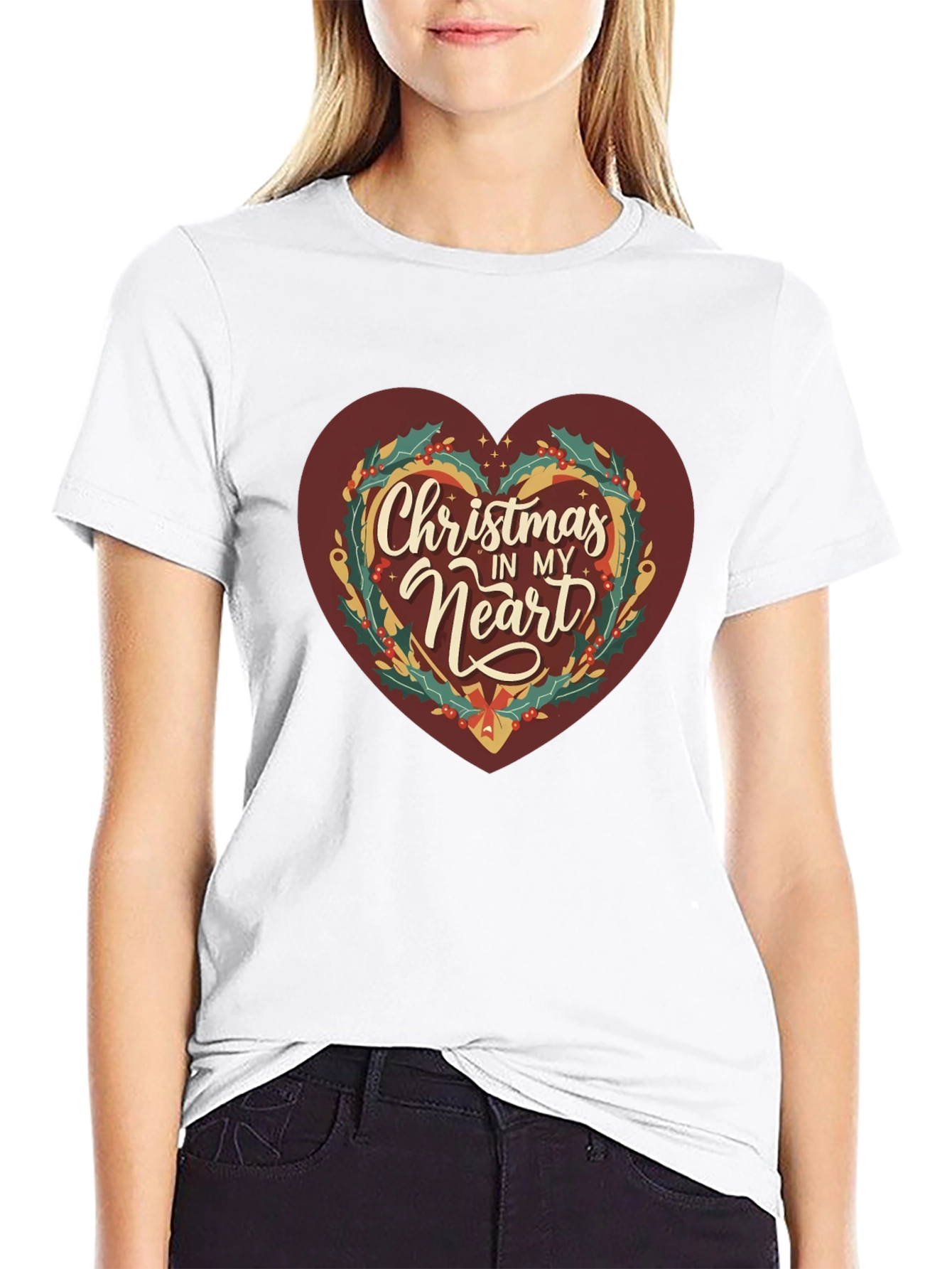 Christmas in My Heart Graphic Tee
