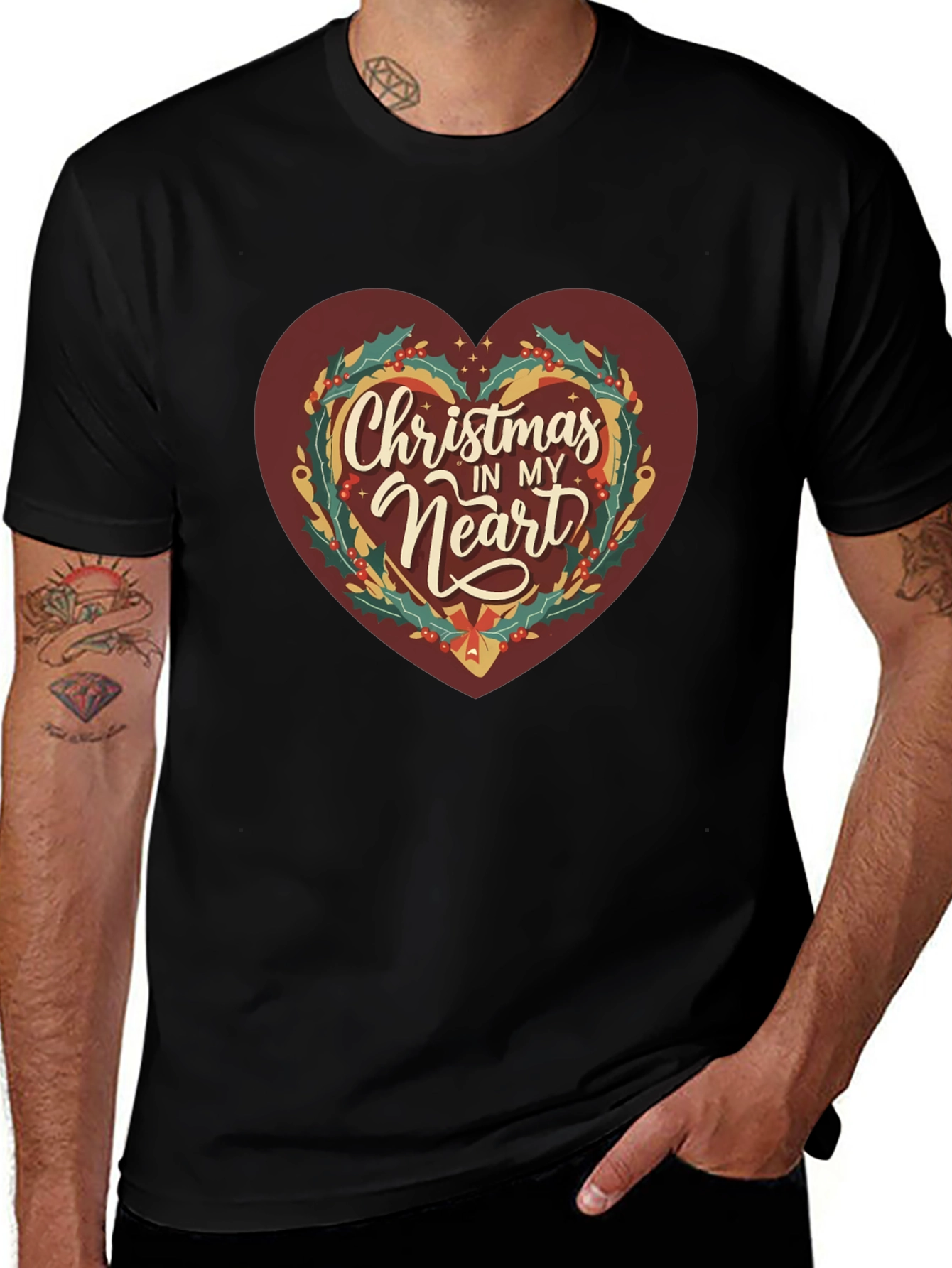 Christmas in My Heart Graphic Tee