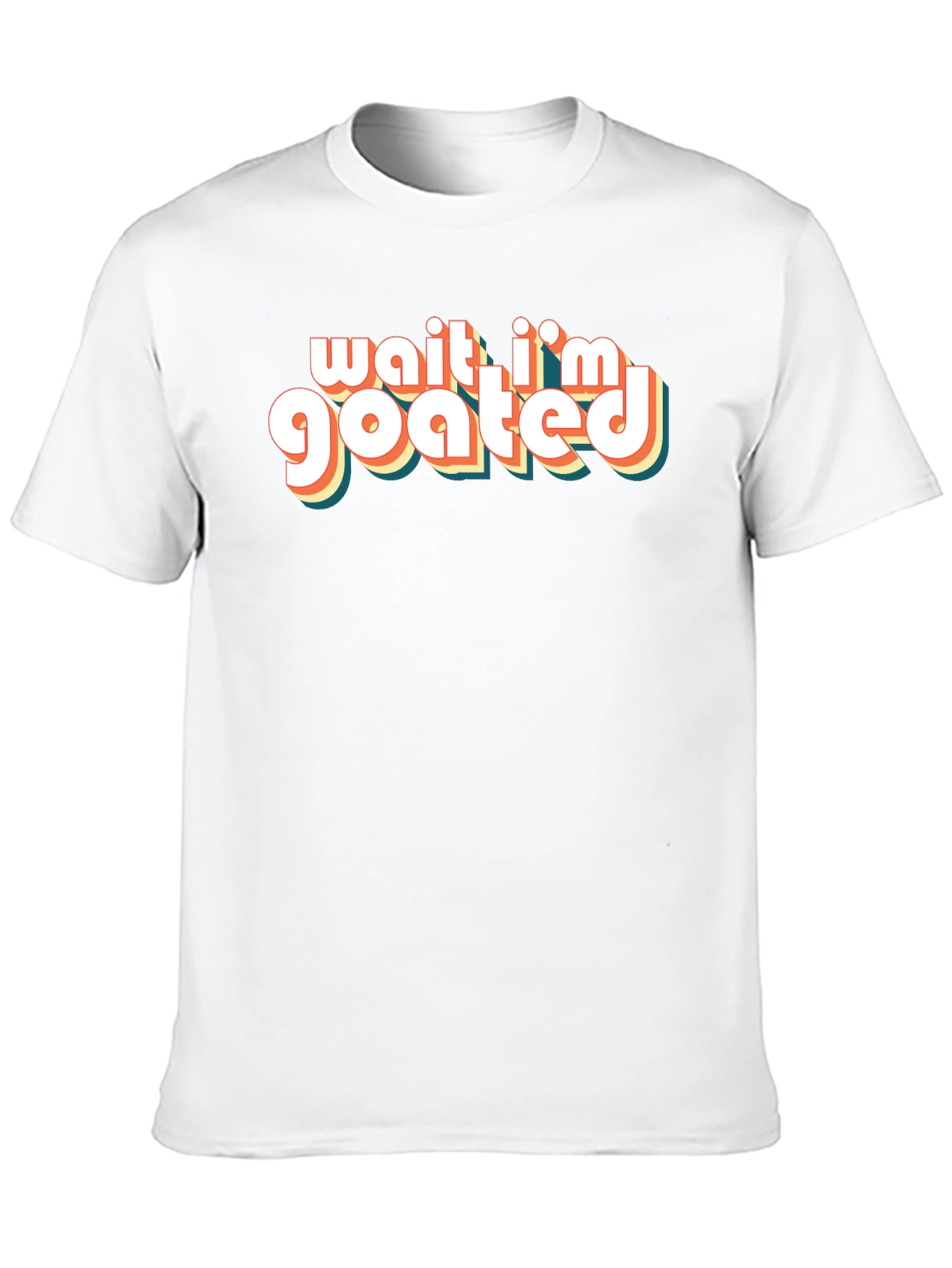 Wait Im Goated T-Shirt - Retro Style Tee