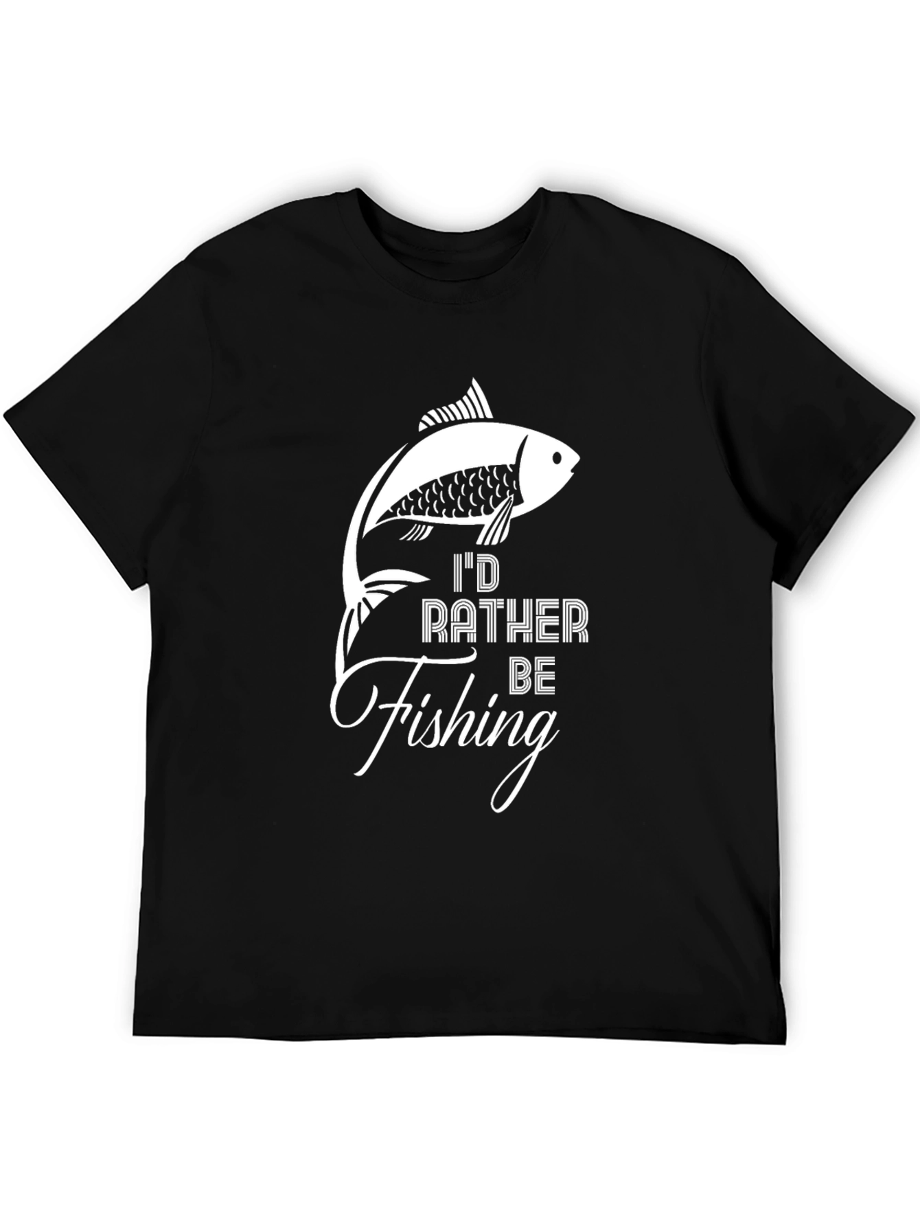 Id Rather Be Fishing Graphic Tee