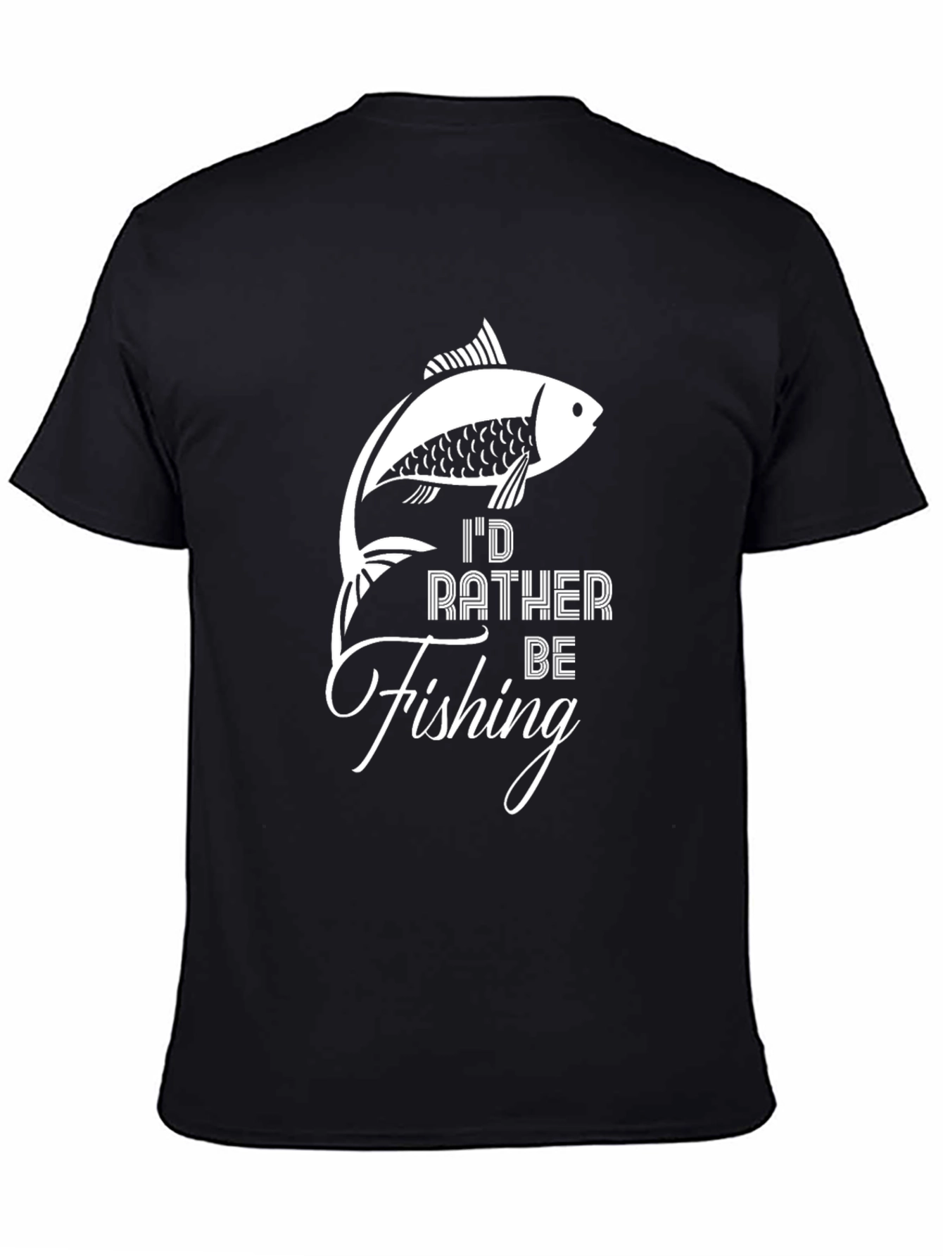 Id Rather Be Fishing Graphic Tee