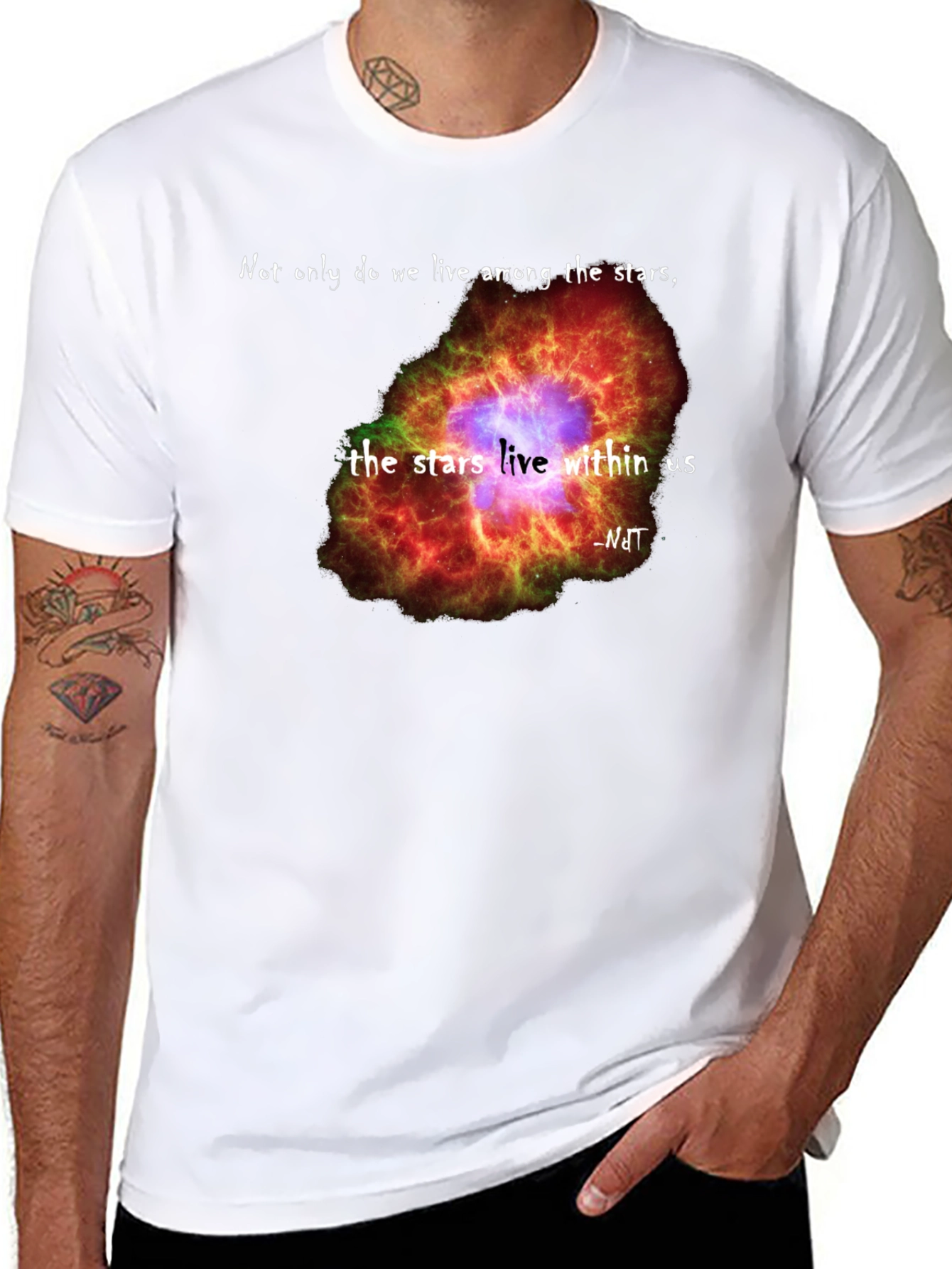 Stars Within Us Graphic Tee - Astronomy Inspired