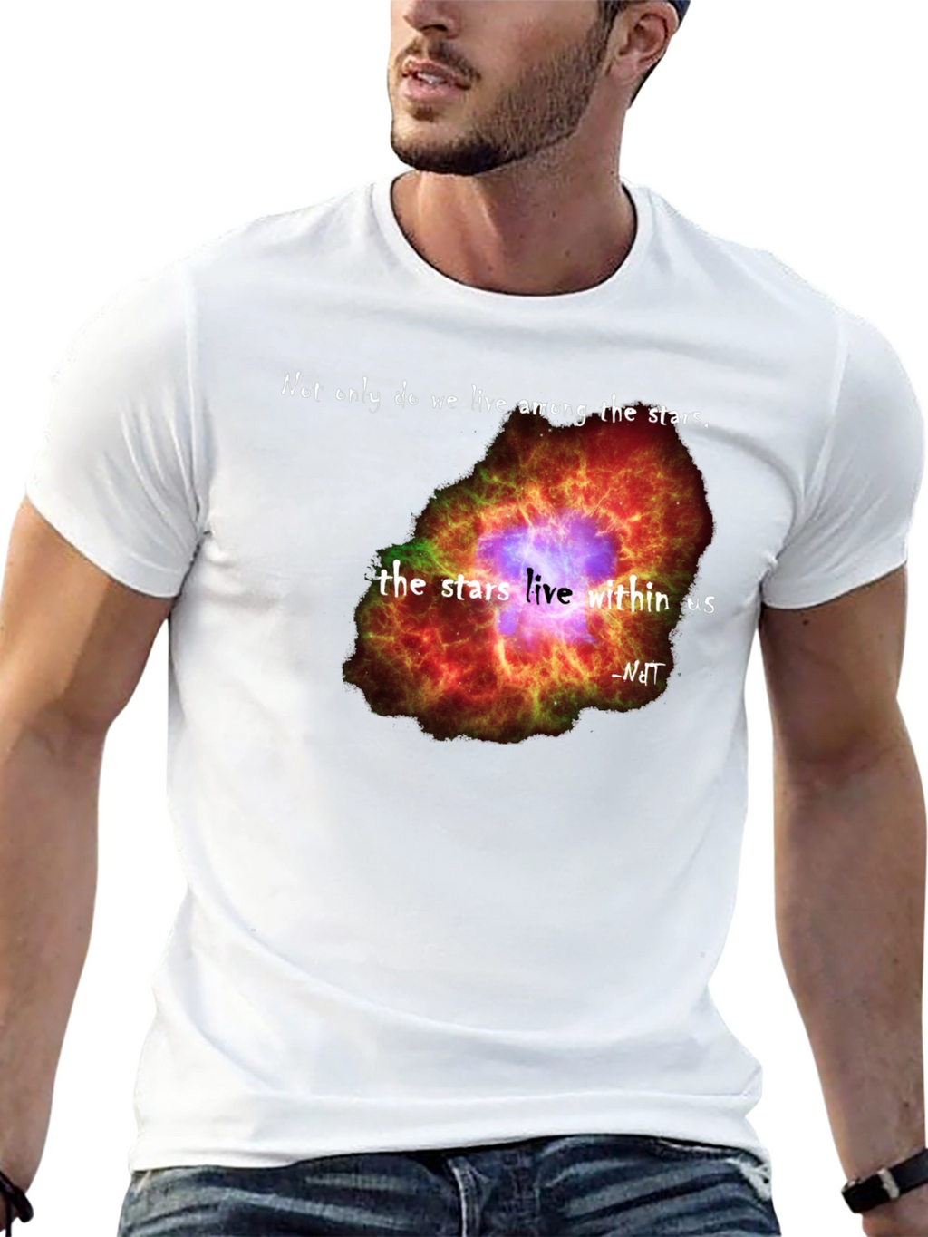 Stars Within Us Graphic Tee - Astronomy Inspired
