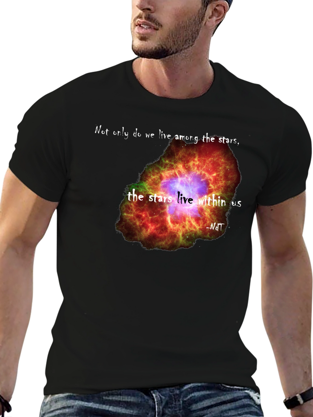 Stars Within Us Graphic Tee - Astronomy Inspired