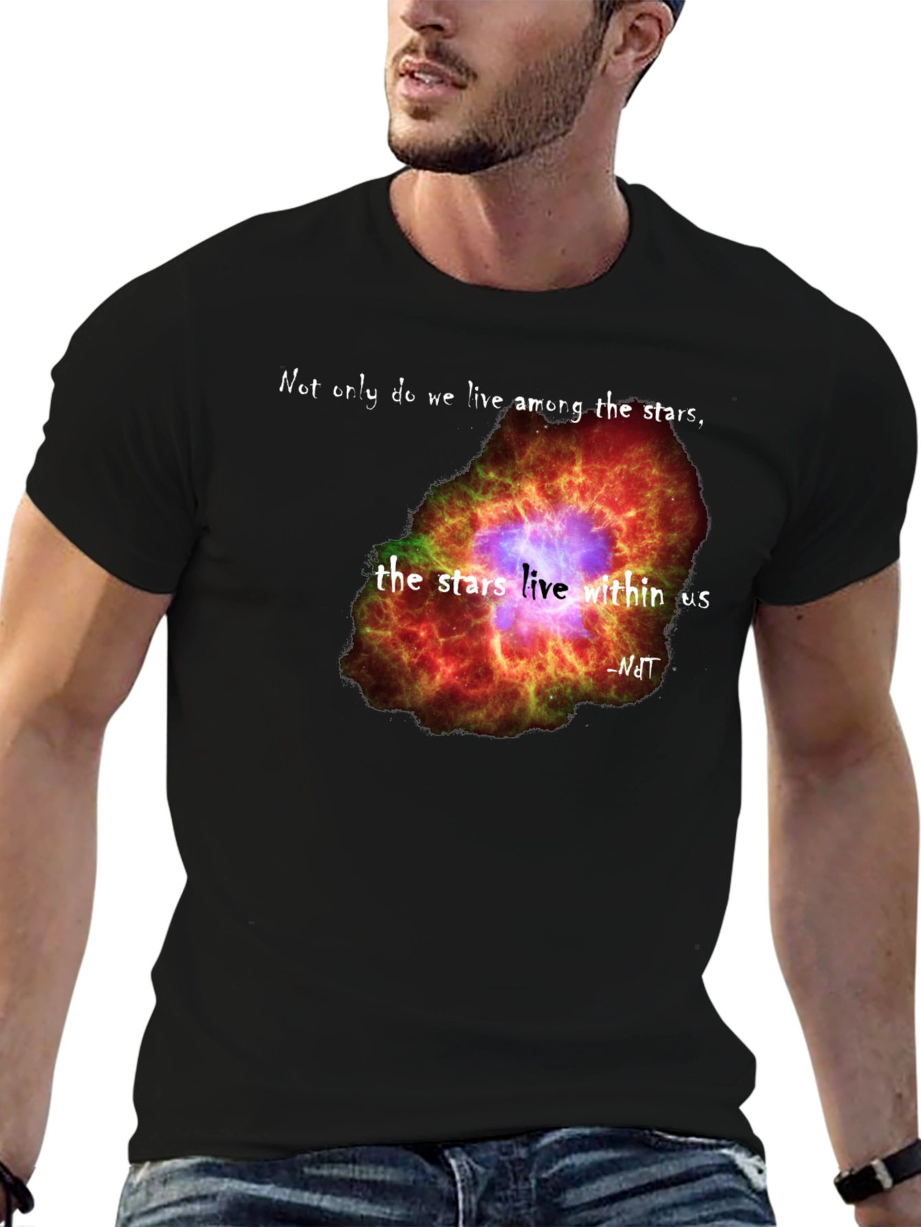 Stars Within Us Graphic Tee - Astronomy Inspired