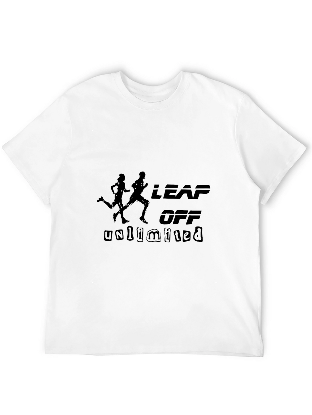 Leap Off Unlimited Black Graphic Tee