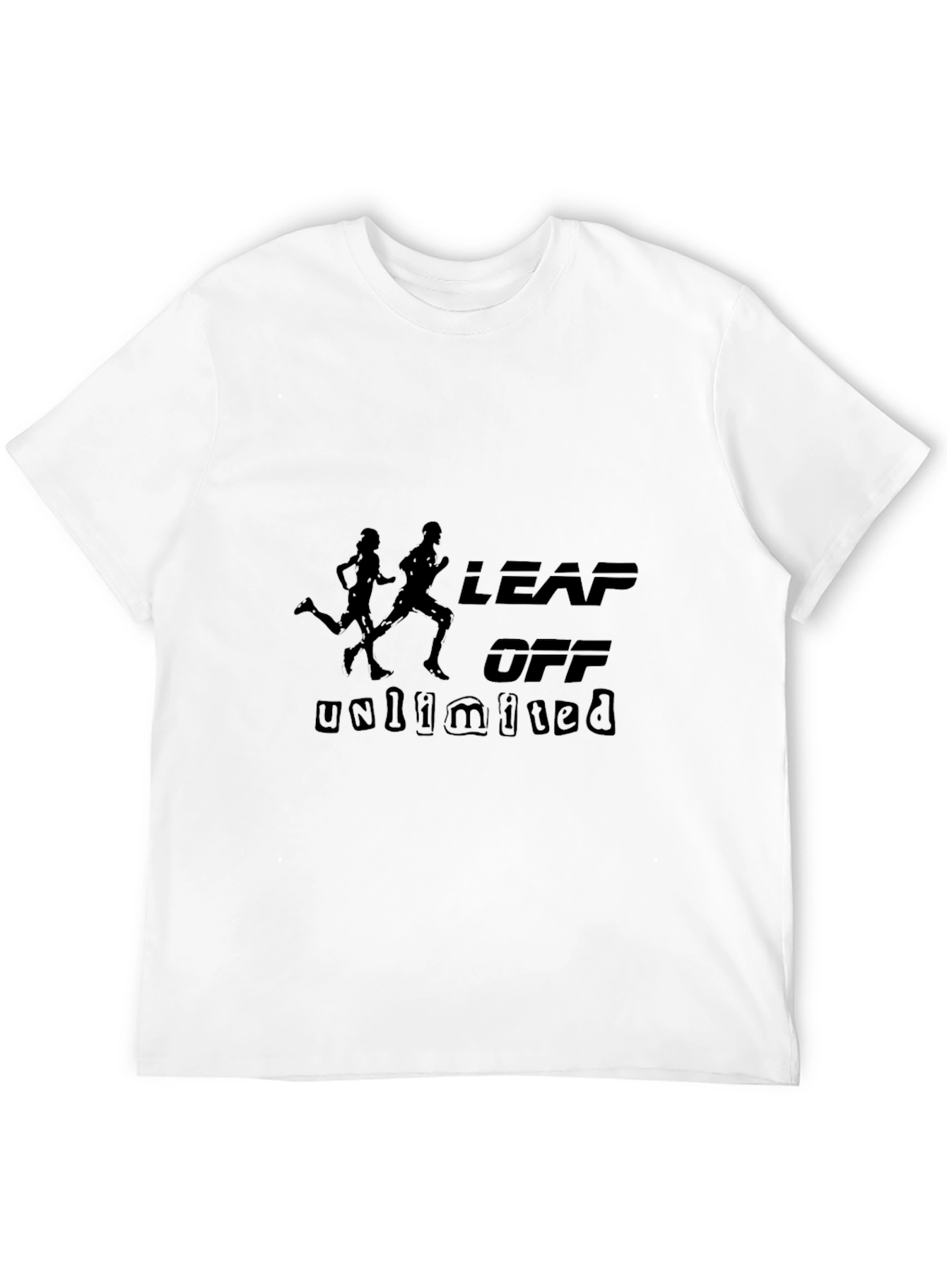 Leap Off Unlimited Black Graphic Tee