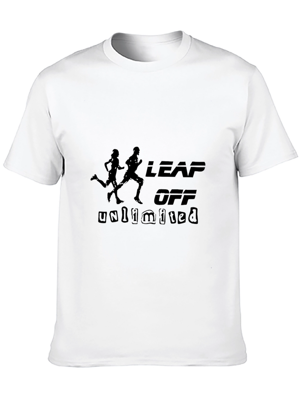 Leap Off Unlimited Black Graphic Tee