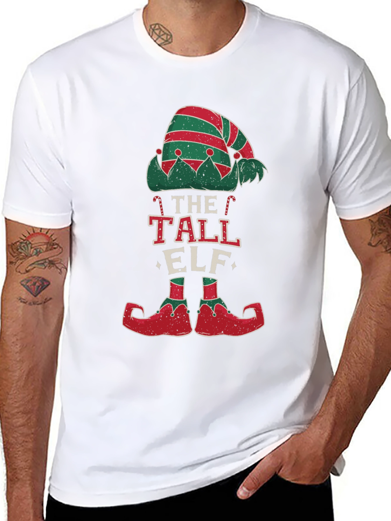 The Tall Elf Christmas T-Shirt