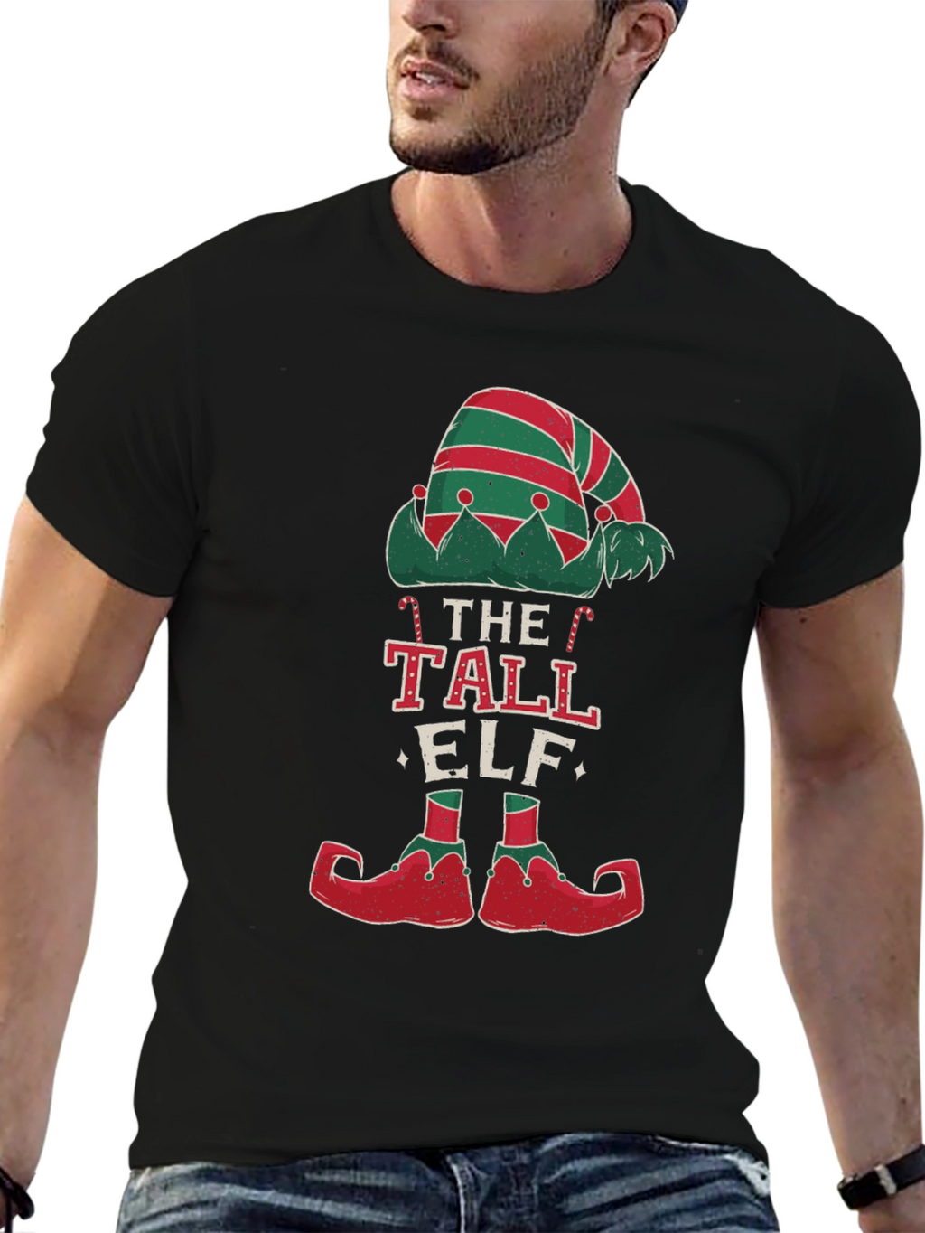 The Tall Elf Christmas T-Shirt