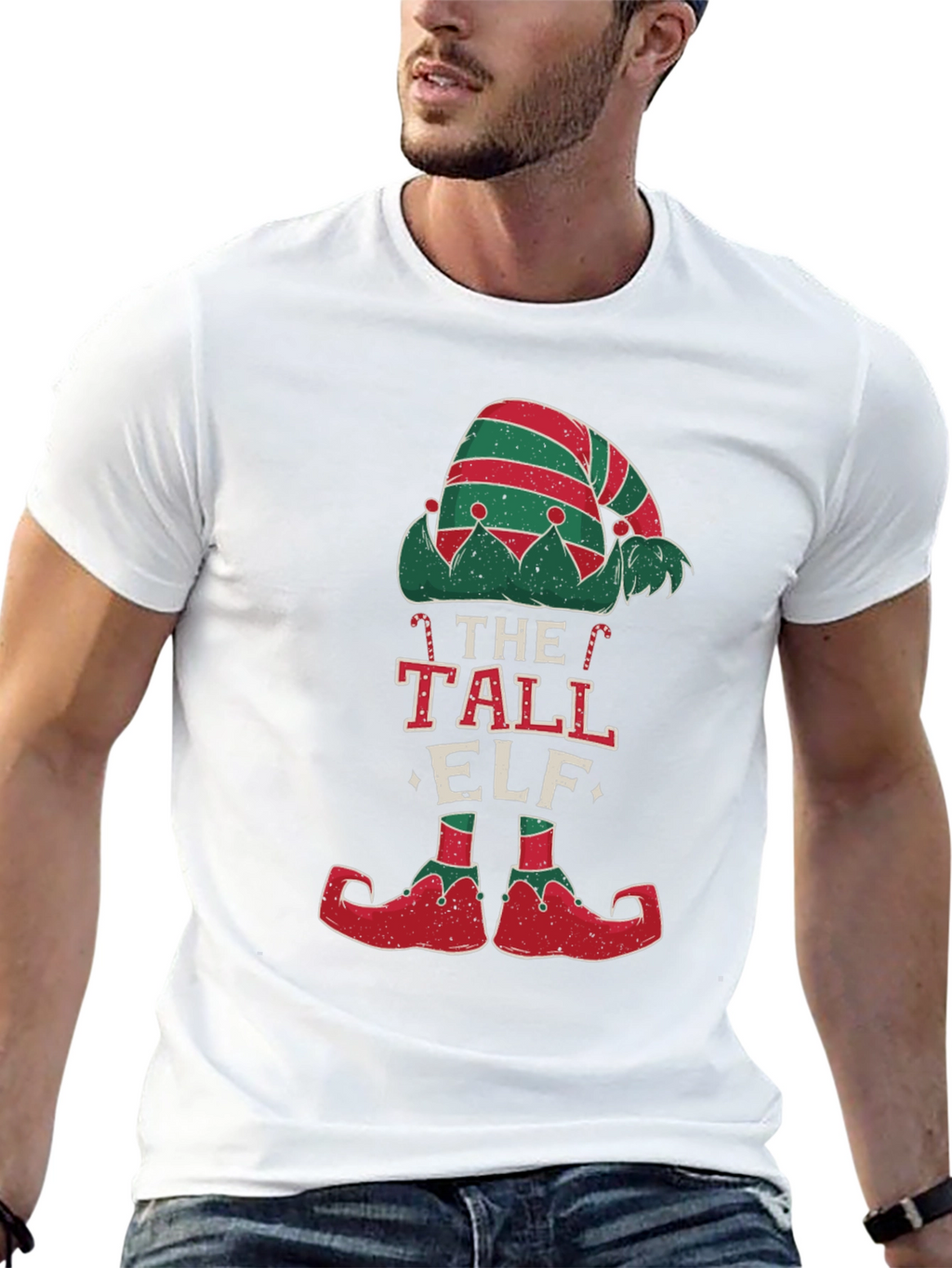 The Tall Elf Christmas T-Shirt