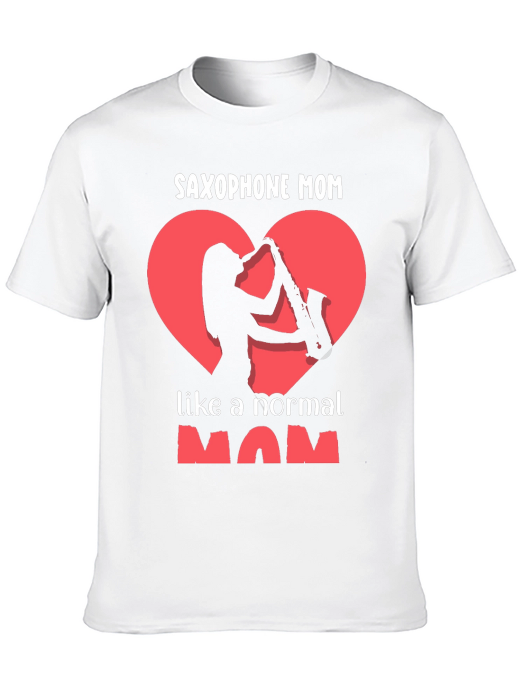 Saxophone Mom Graphic T-Shirt - Music Loving Mothers