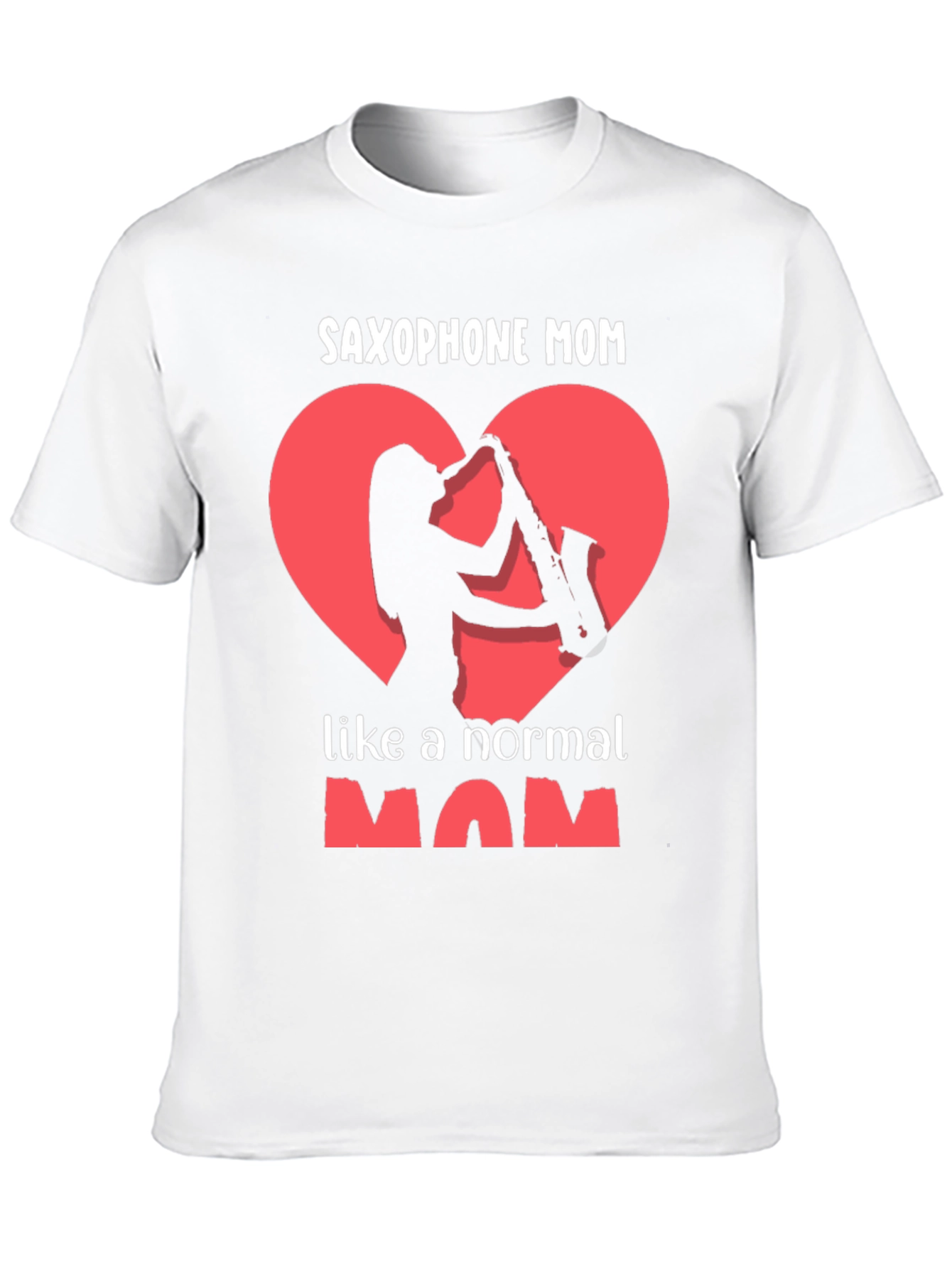 Saxophone Mom Graphic T-Shirt - Music Loving Mothers