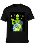 Alien Earth Control Black T-Shirt