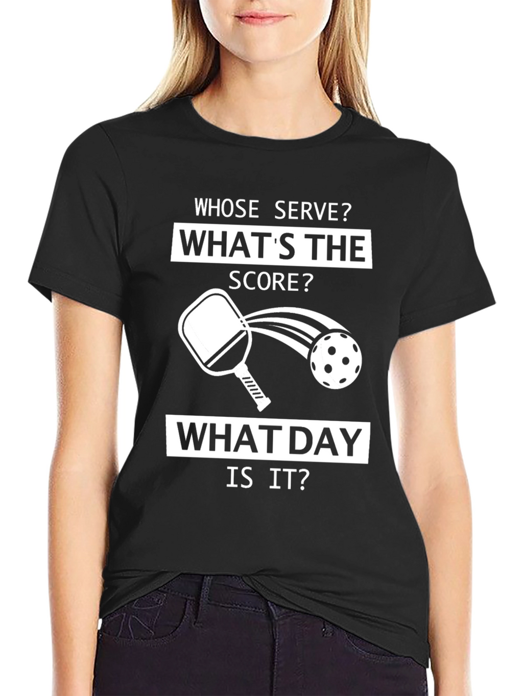 Pickleball Fanatic T-Shirt: Whose Serve?