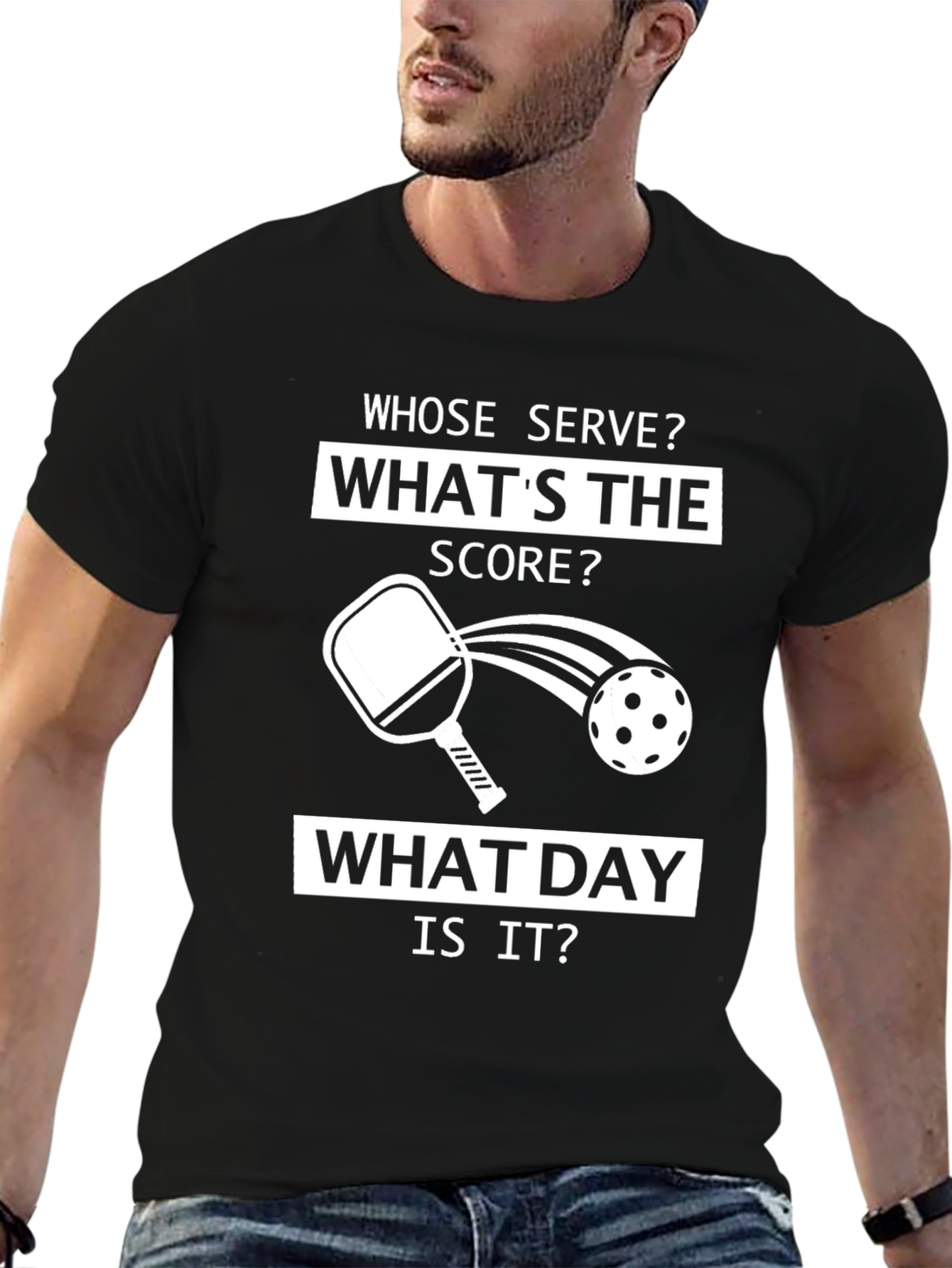 Pickleball Fanatic T-Shirt: Whose Serve?