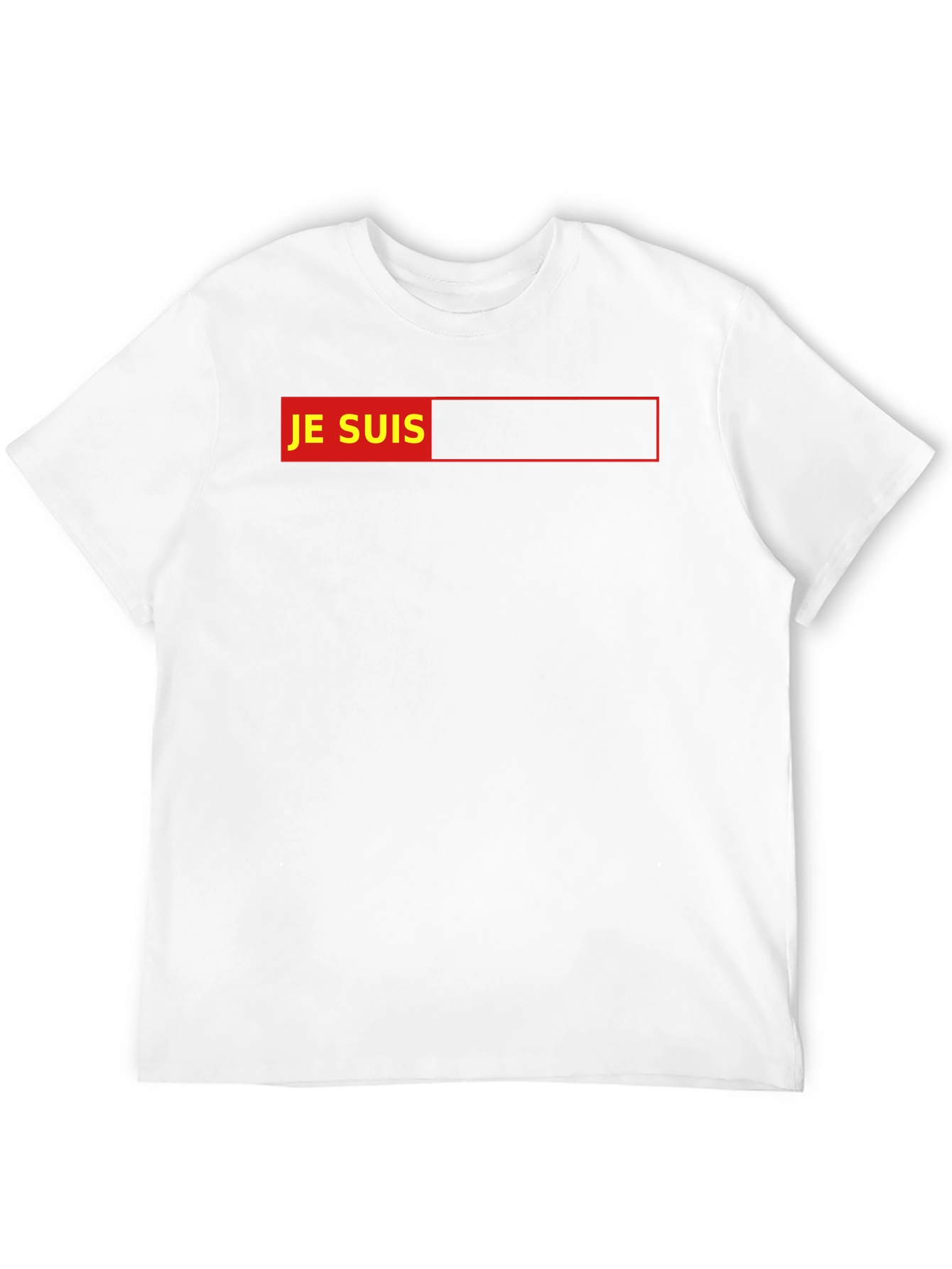 Je Suis Graphic T-Shirt - Black Cotton Tee