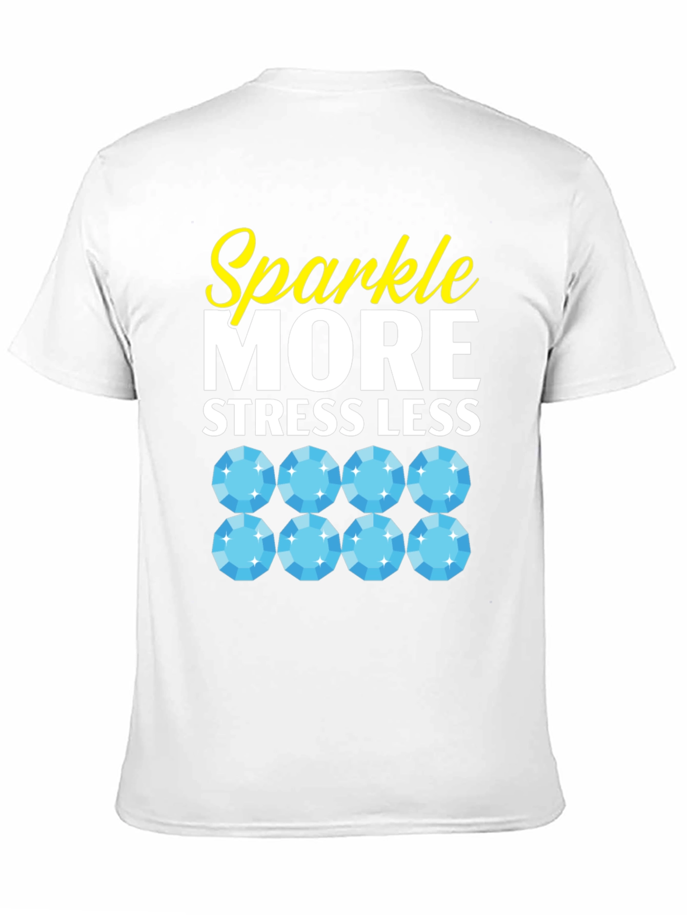 Sparkle More Stress Less Graphic T-Shirt