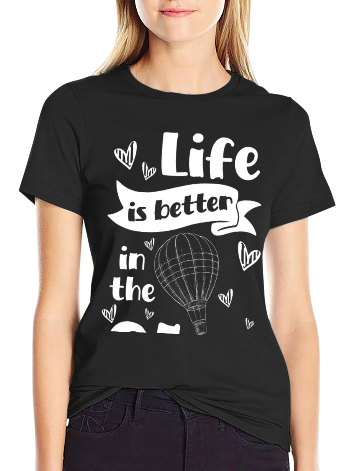 Life Is Better Hot Air Balloon T-Shirt