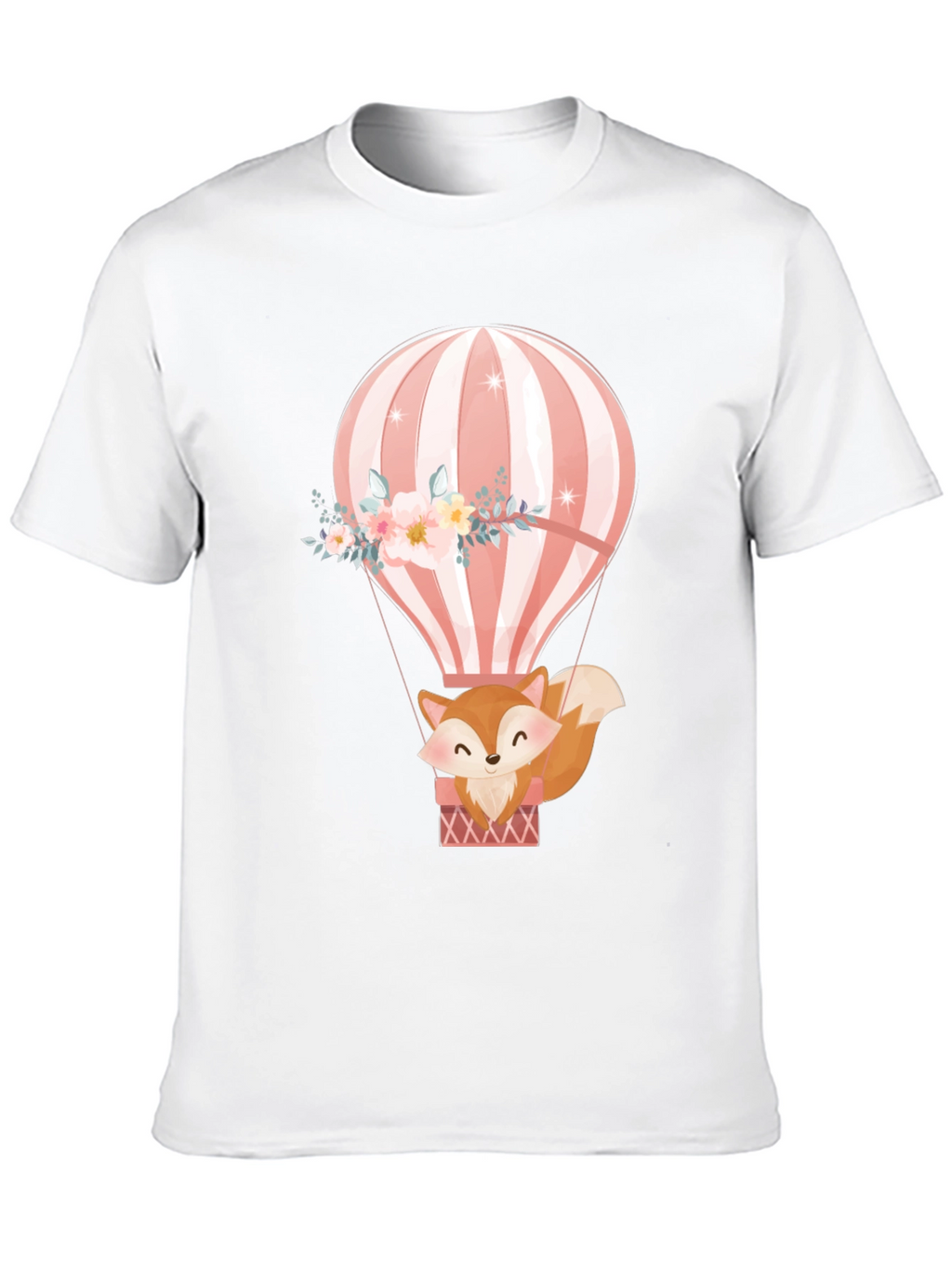 Fox Hot Air Balloon Graphic Tee