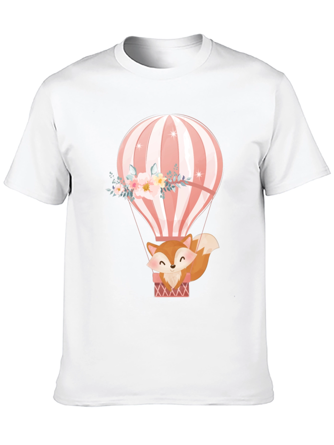 Fox Hot Air Balloon Graphic Tee