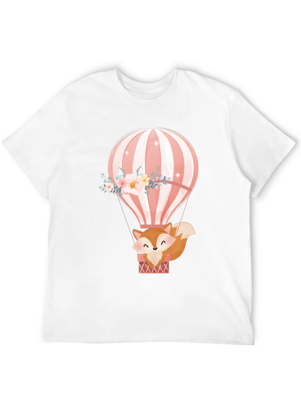 Fox Hot Air Balloon Graphic Tee