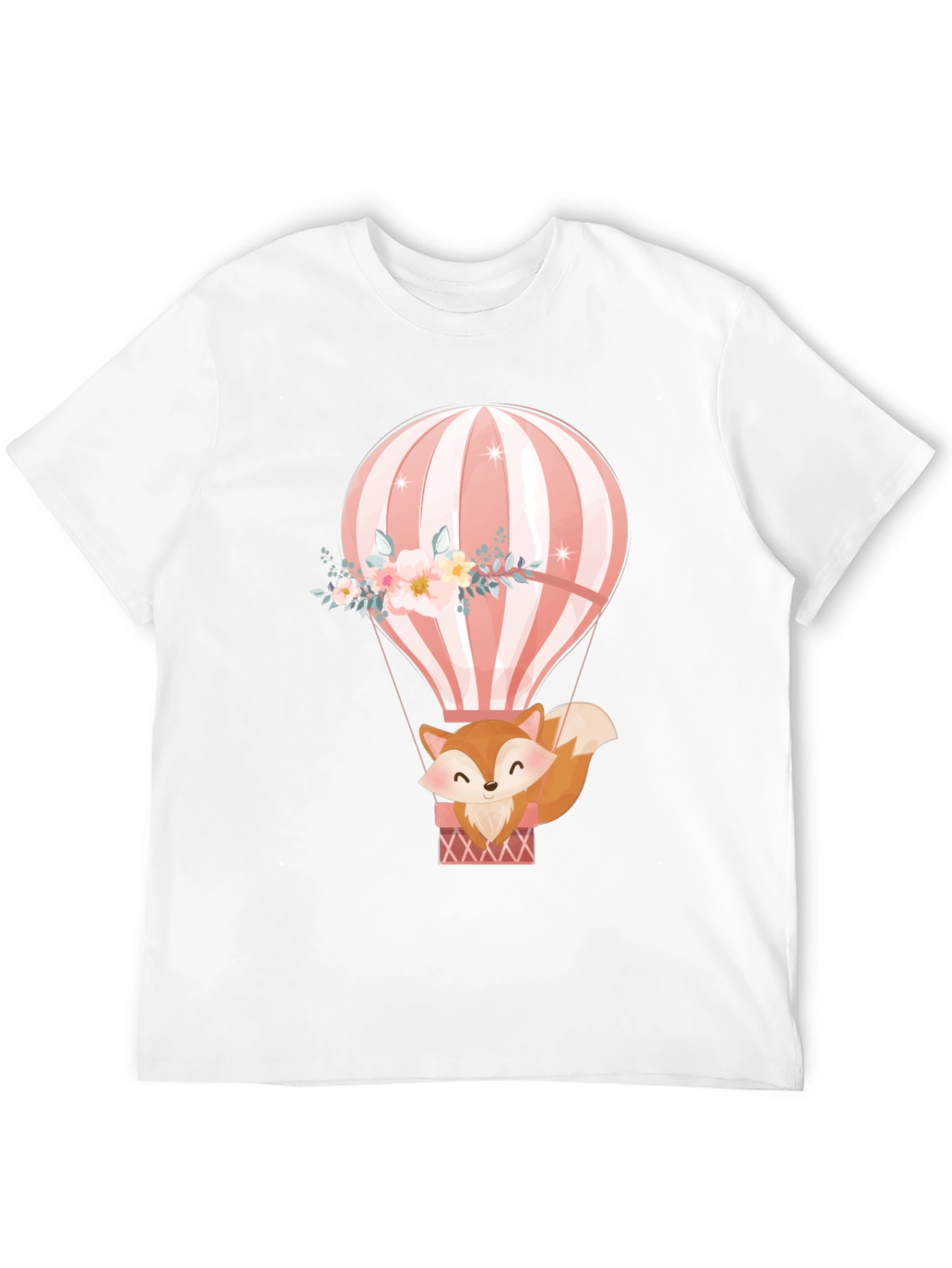 Fox Hot Air Balloon Graphic Tee