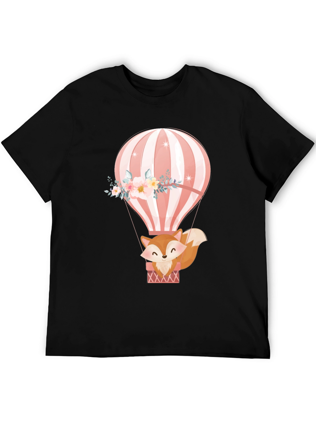 Fox Hot Air Balloon Graphic Tee