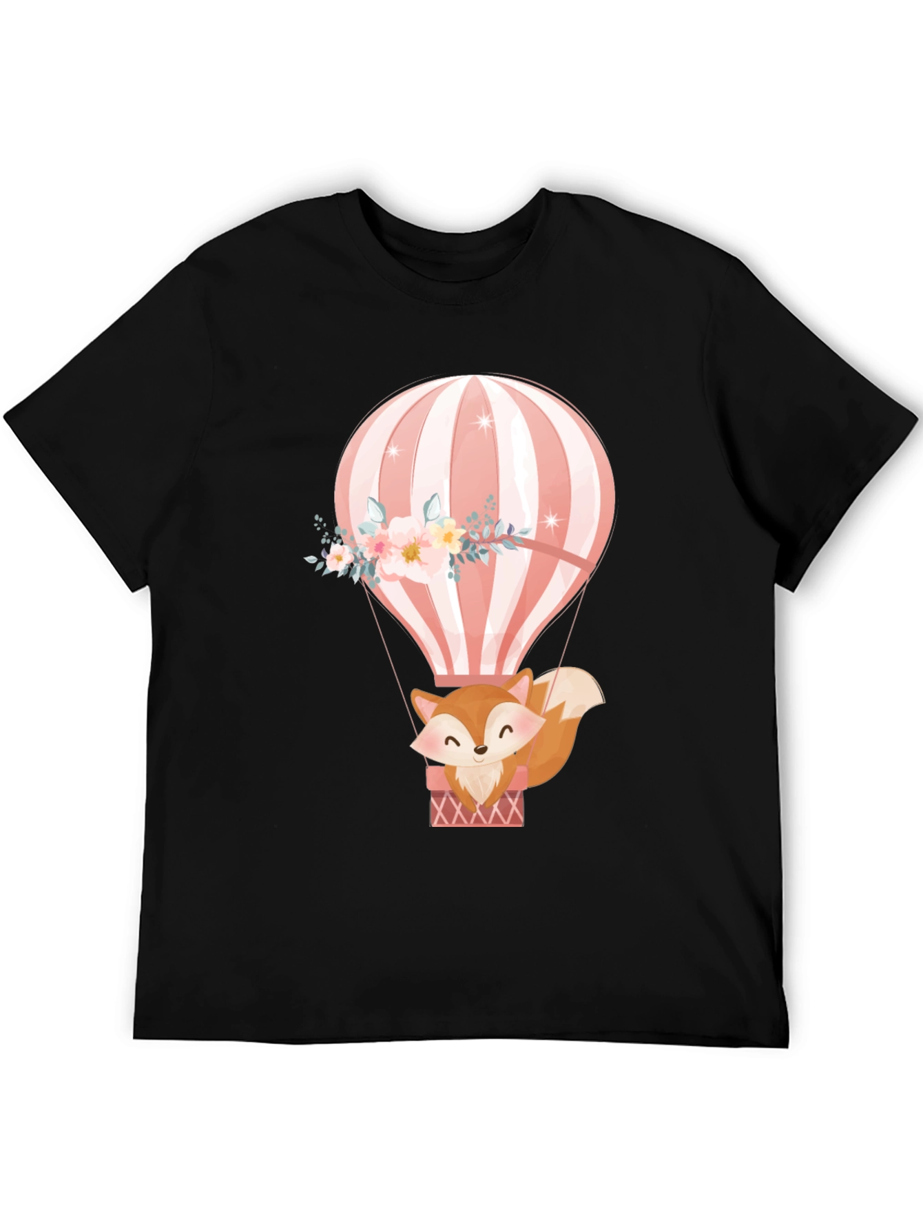 Fox Hot Air Balloon Graphic Tee