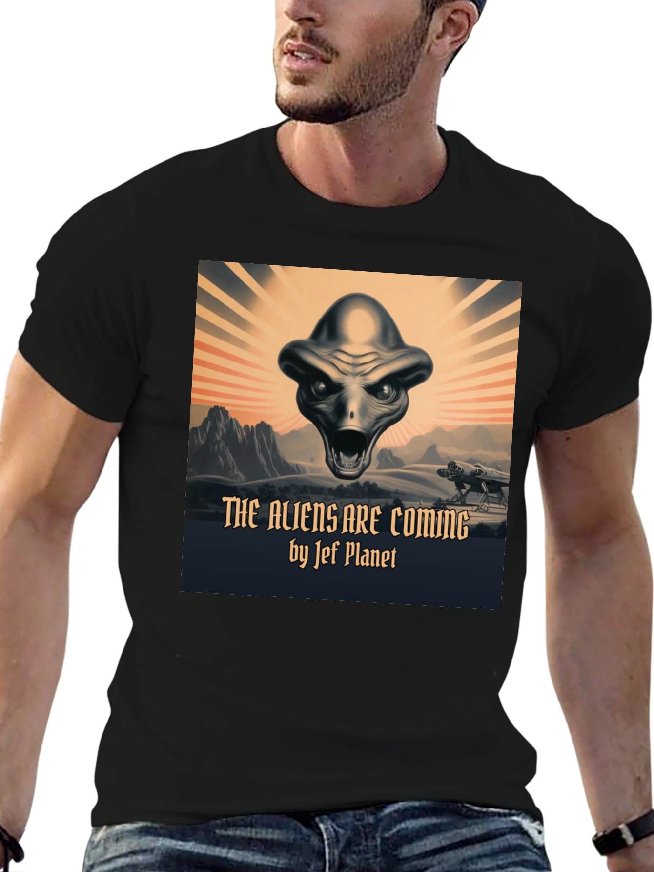 The Aliens Are Coming T-Shirt | Jef Planet Design