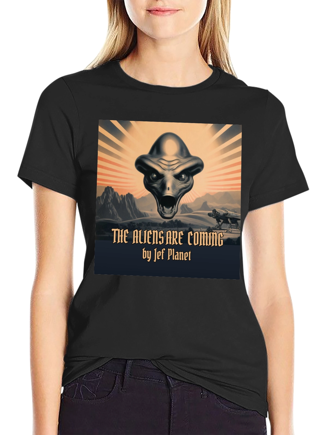 The Aliens Are Coming T-Shirt | Jef Planet Design