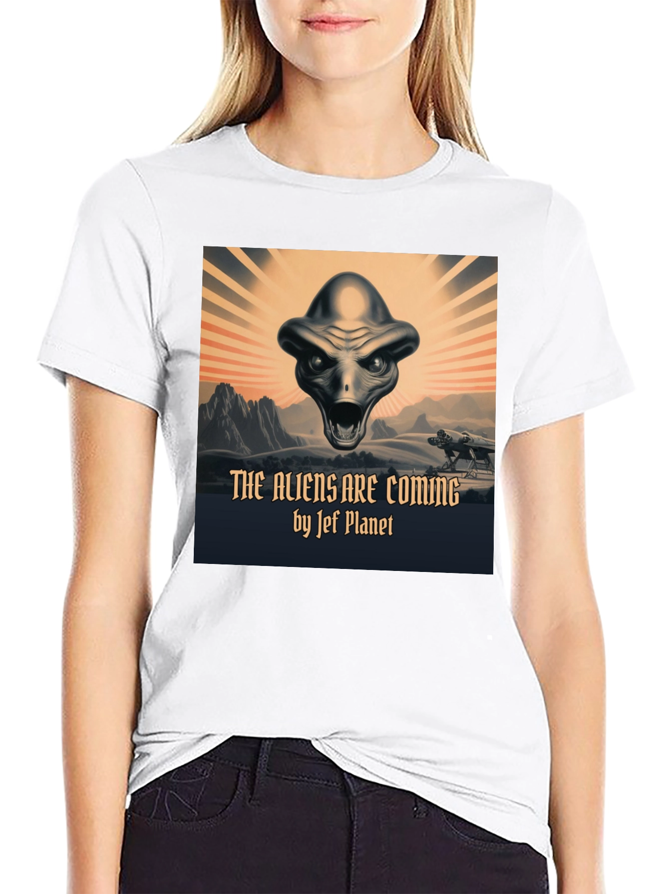 The Aliens Are Coming T-Shirt | Jef Planet Design