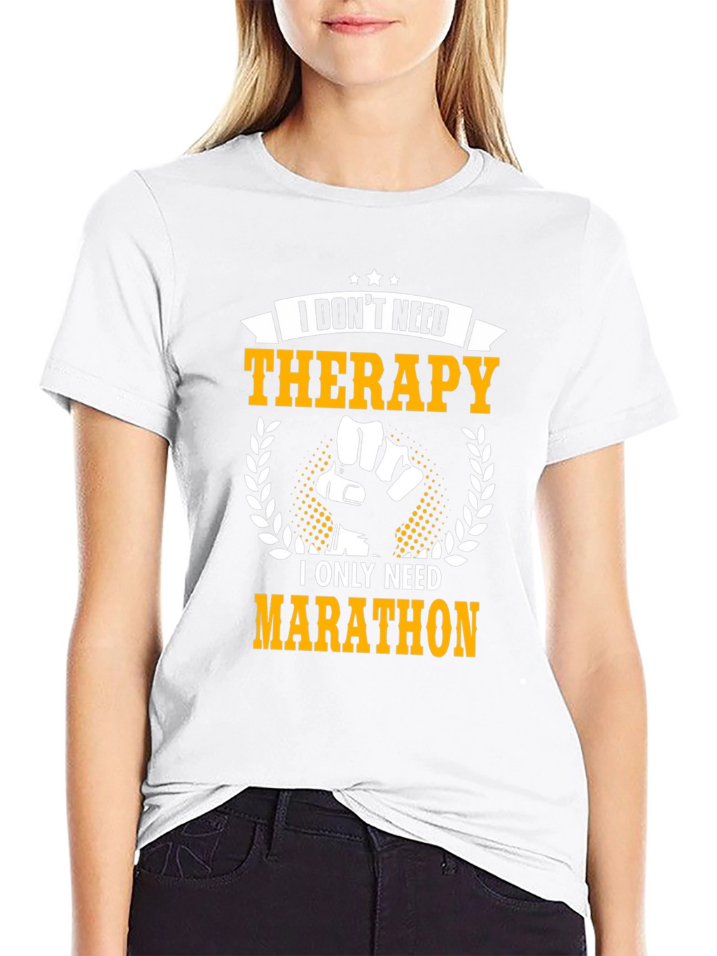 Therapy? I need Marathon! Funny T-Shirt