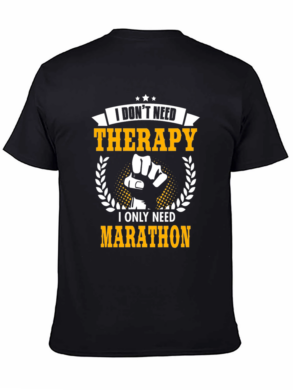 Therapy? I need Marathon! Funny T-Shirt