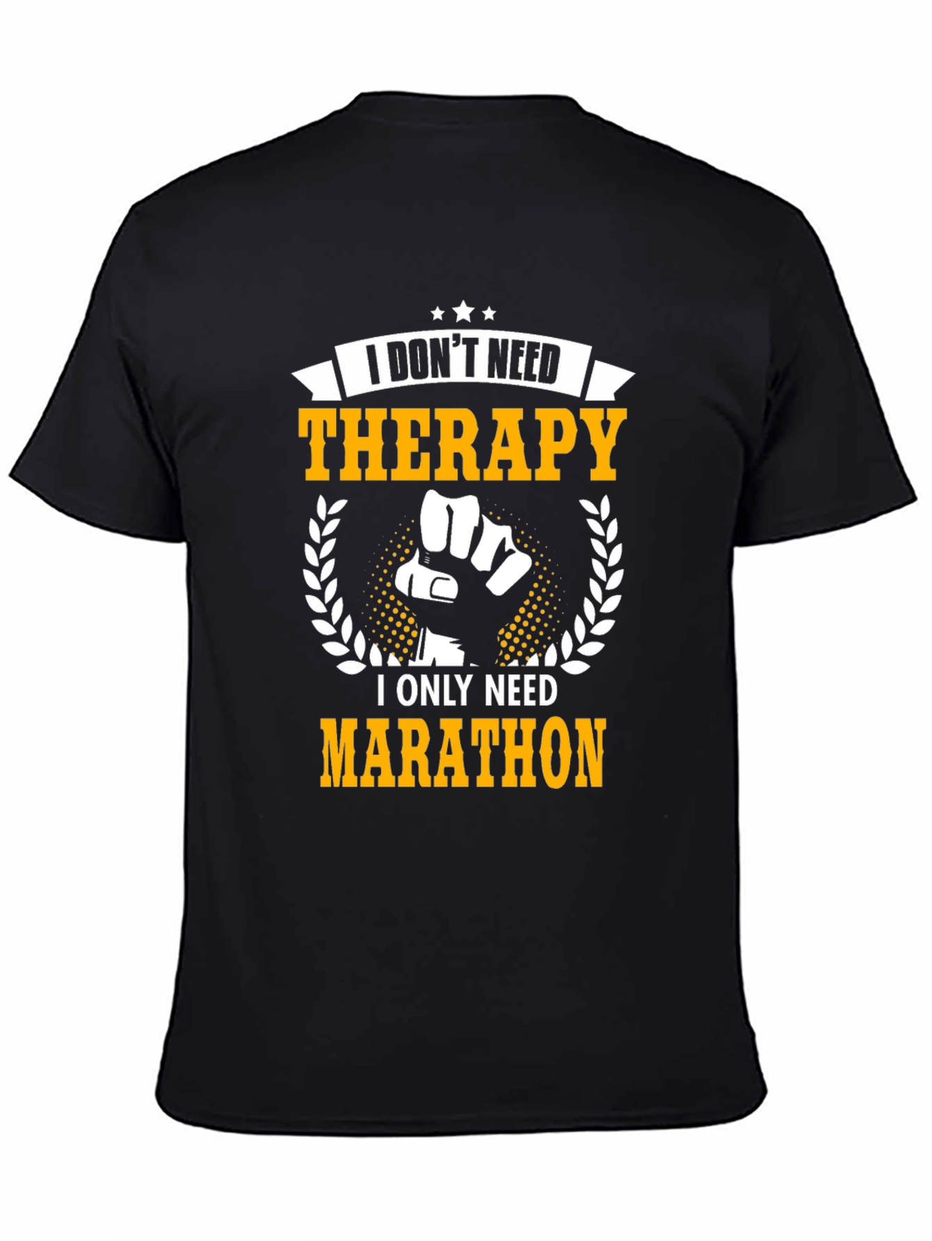 Therapy? I need Marathon! Funny T-Shirt