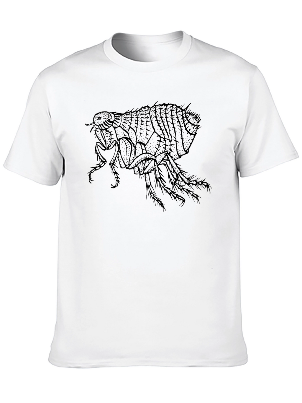 Flea Graphic T-Shirt - Unique Insect Design