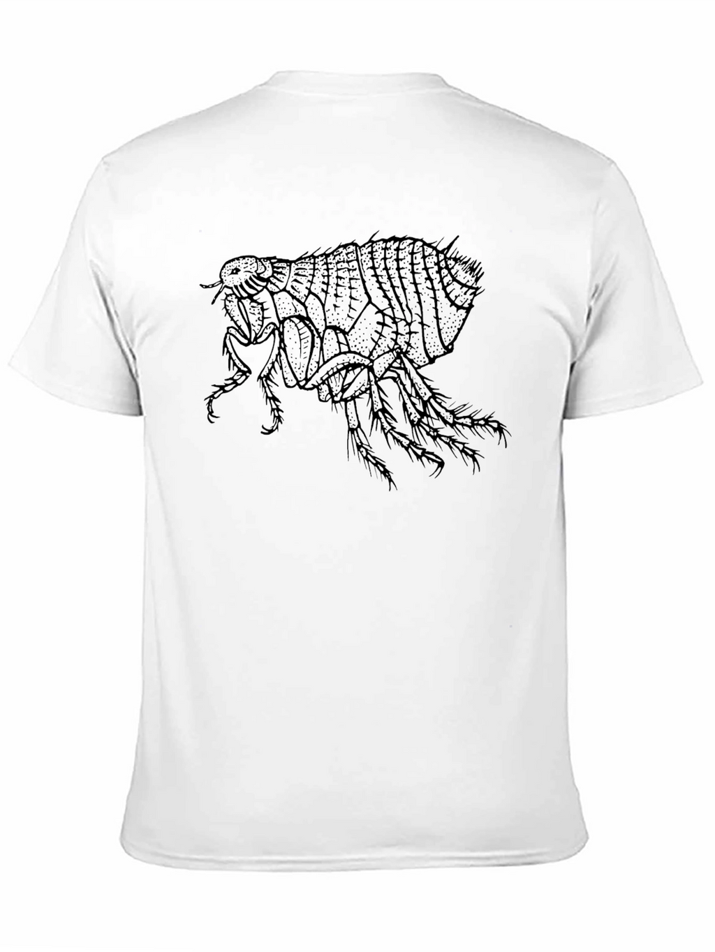 Flea Graphic T-Shirt - Unique Insect Design