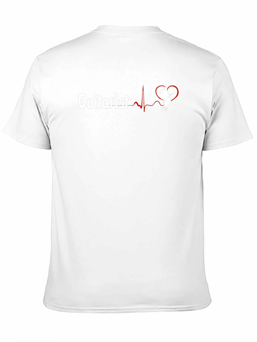 Guitarist Heartbeat Graphic T-Shirt - Musician Tee