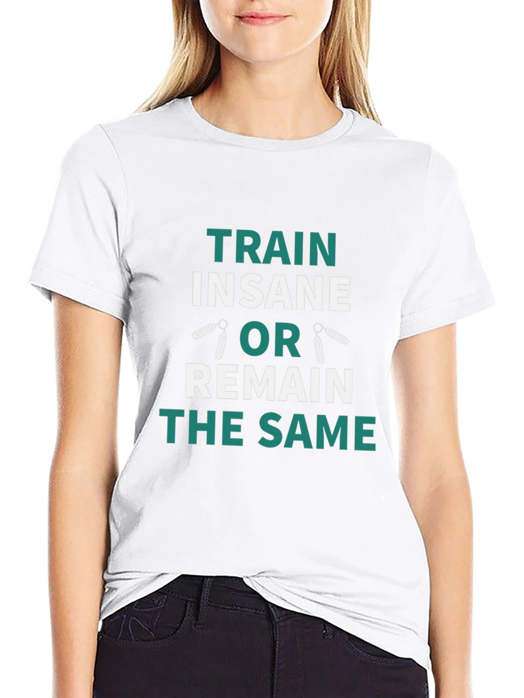Train Insane Motivational Graphic T-Shirt