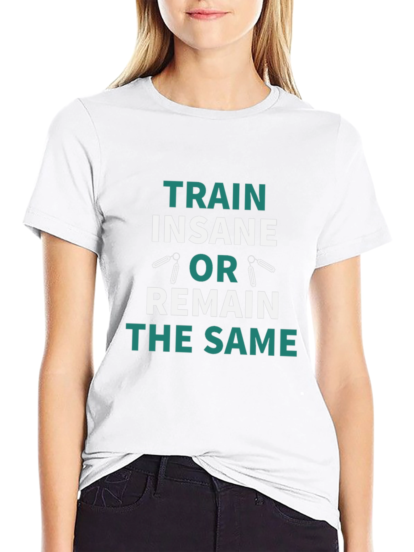Train Insane Motivational Graphic T-Shirt