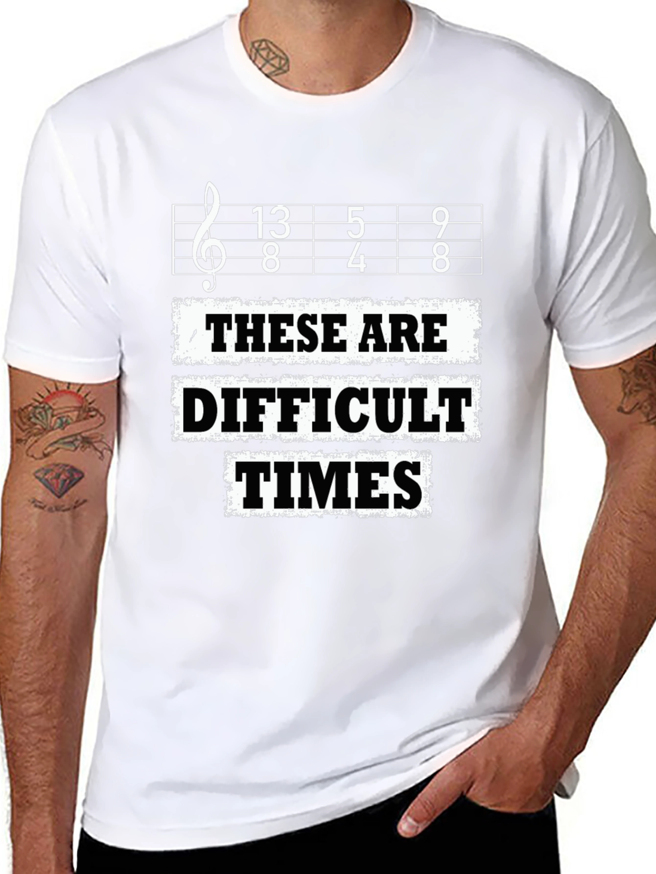 Difficult Times T-Shirt - Music Lover Tee