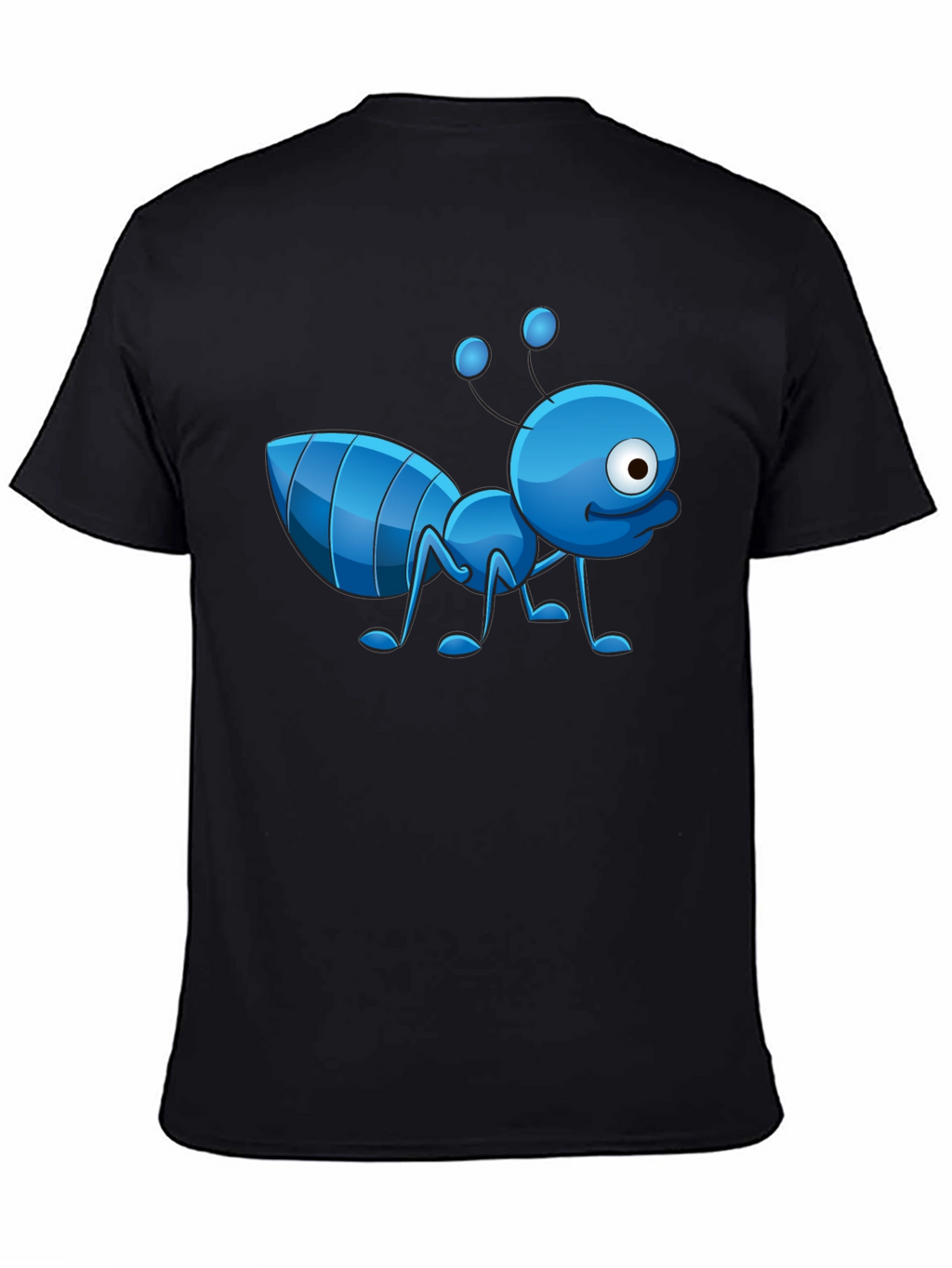 Cartoon Ant Graphic T-Shirt - Novelty Design
