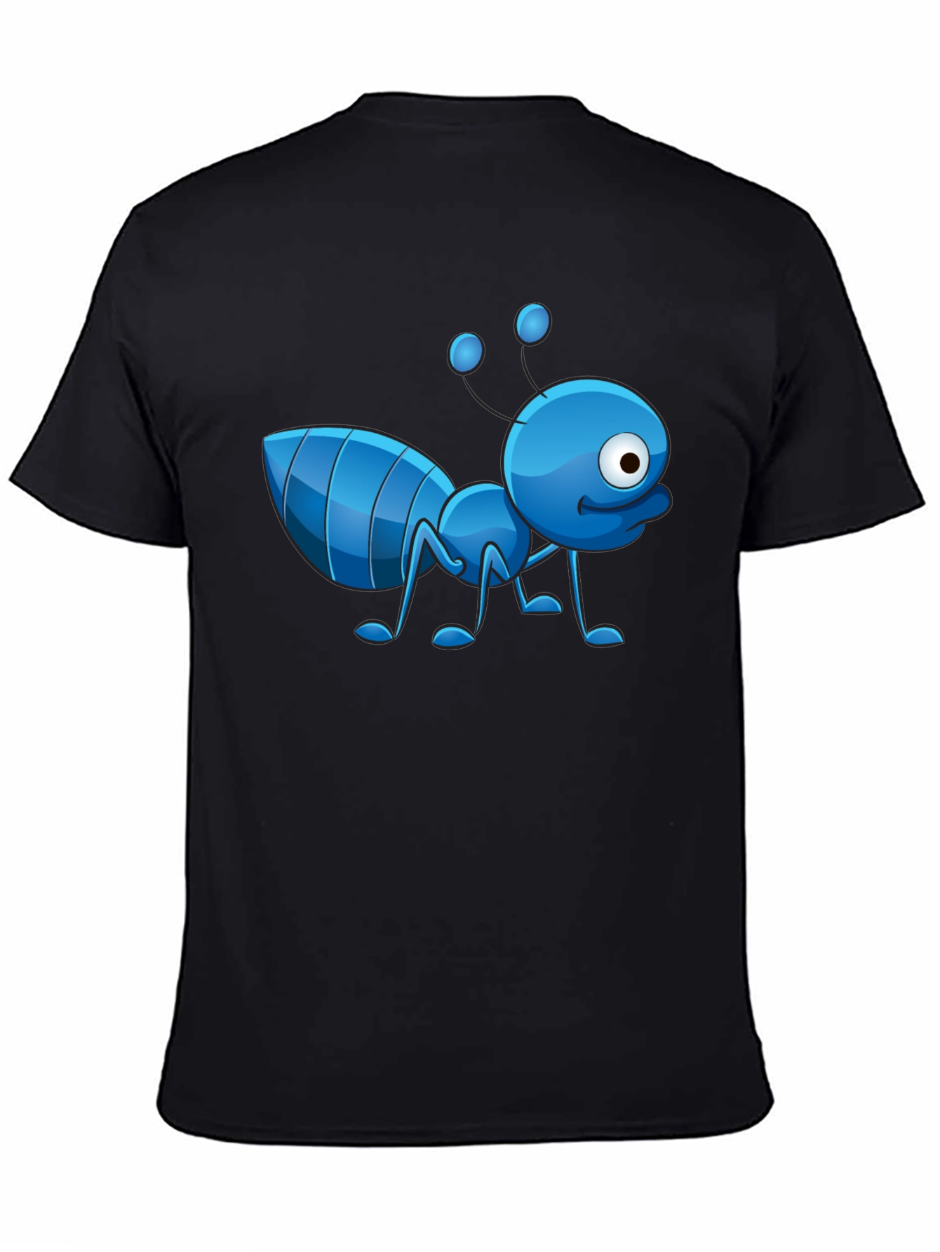 Cartoon Ant Graphic T-Shirt - Novelty Design