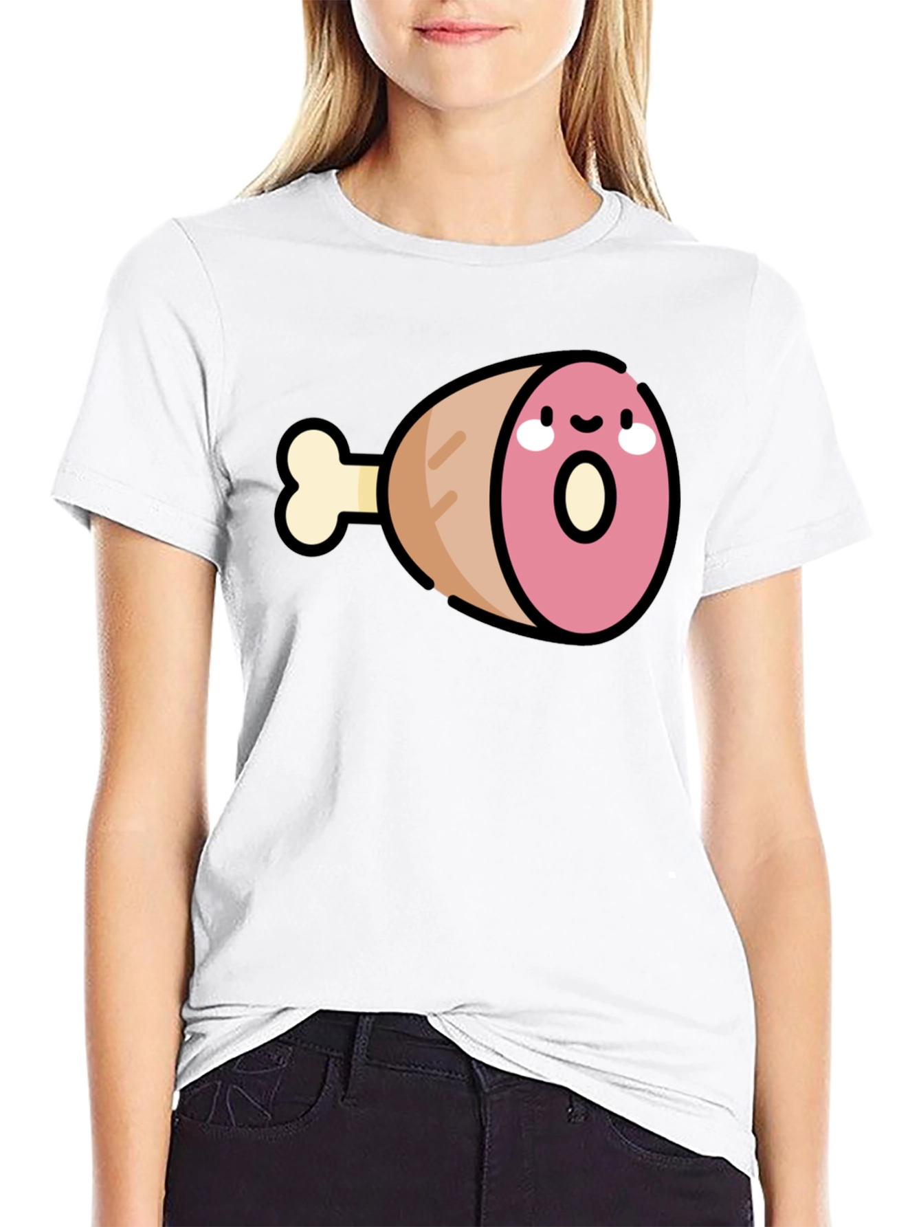 Funny Ham Leg Graphic Tee