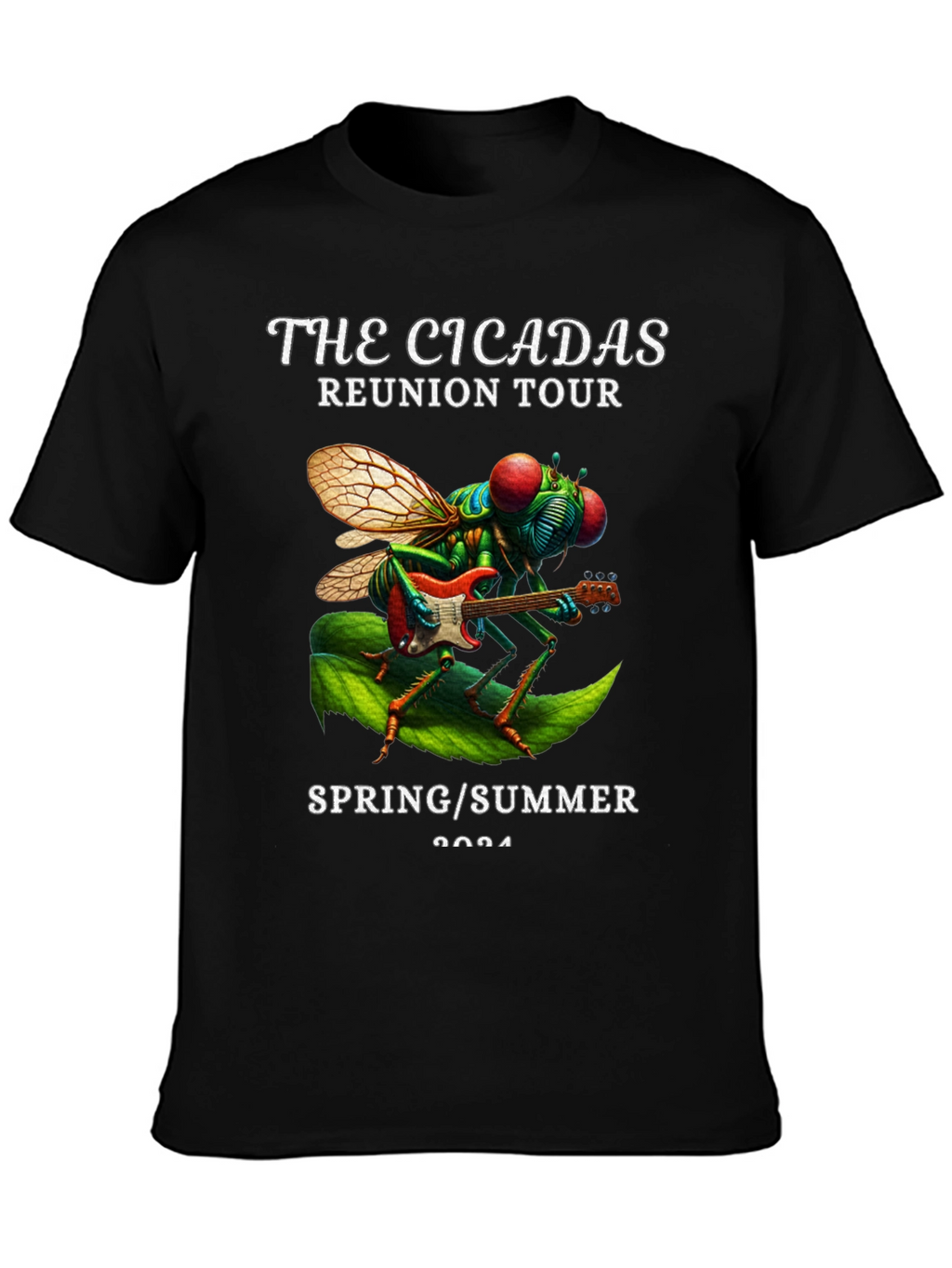 Cicadas Reunion Tour T-Shirt - Spring/Summer Concert Tee